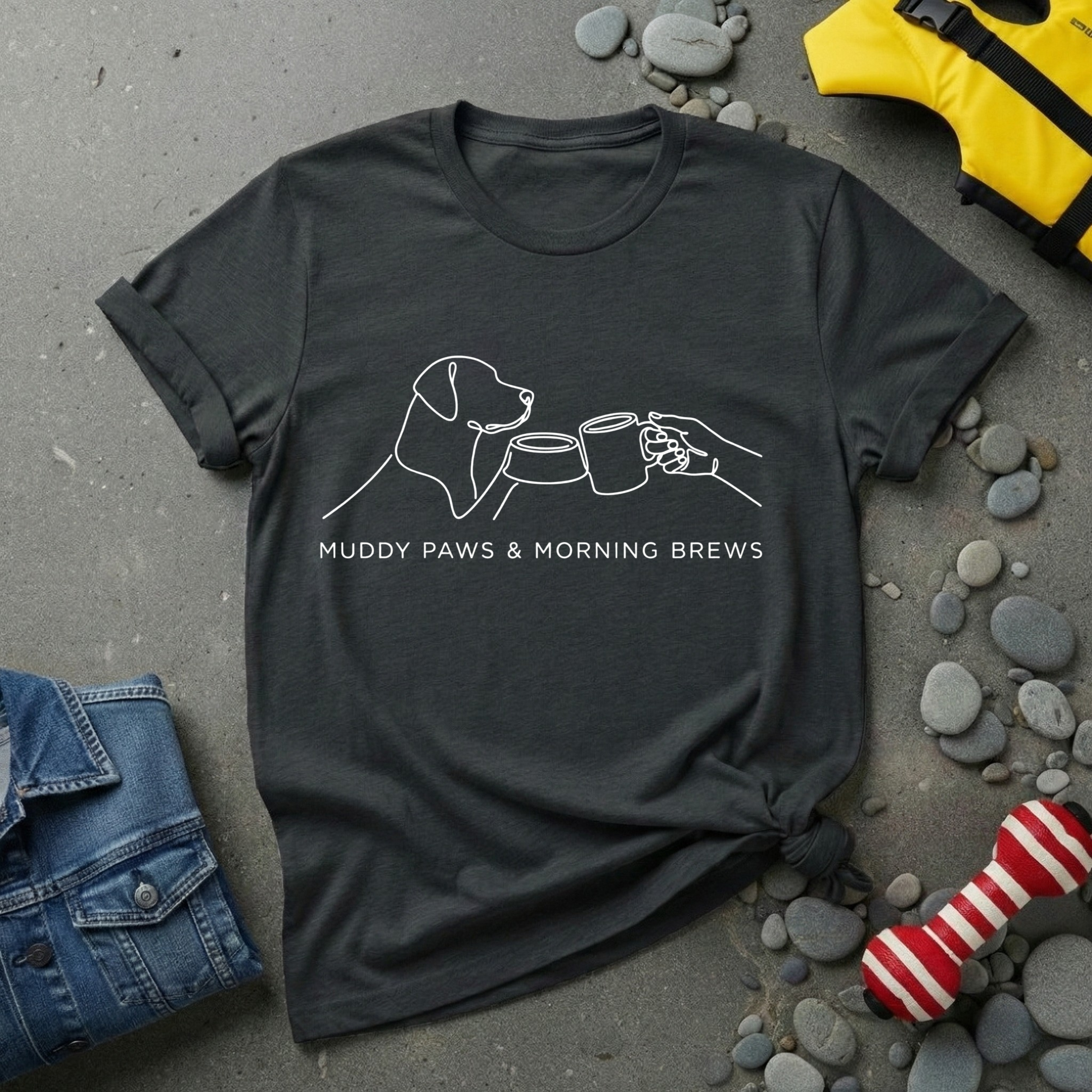 Muddy Paws & Morning Brews T-Shirt