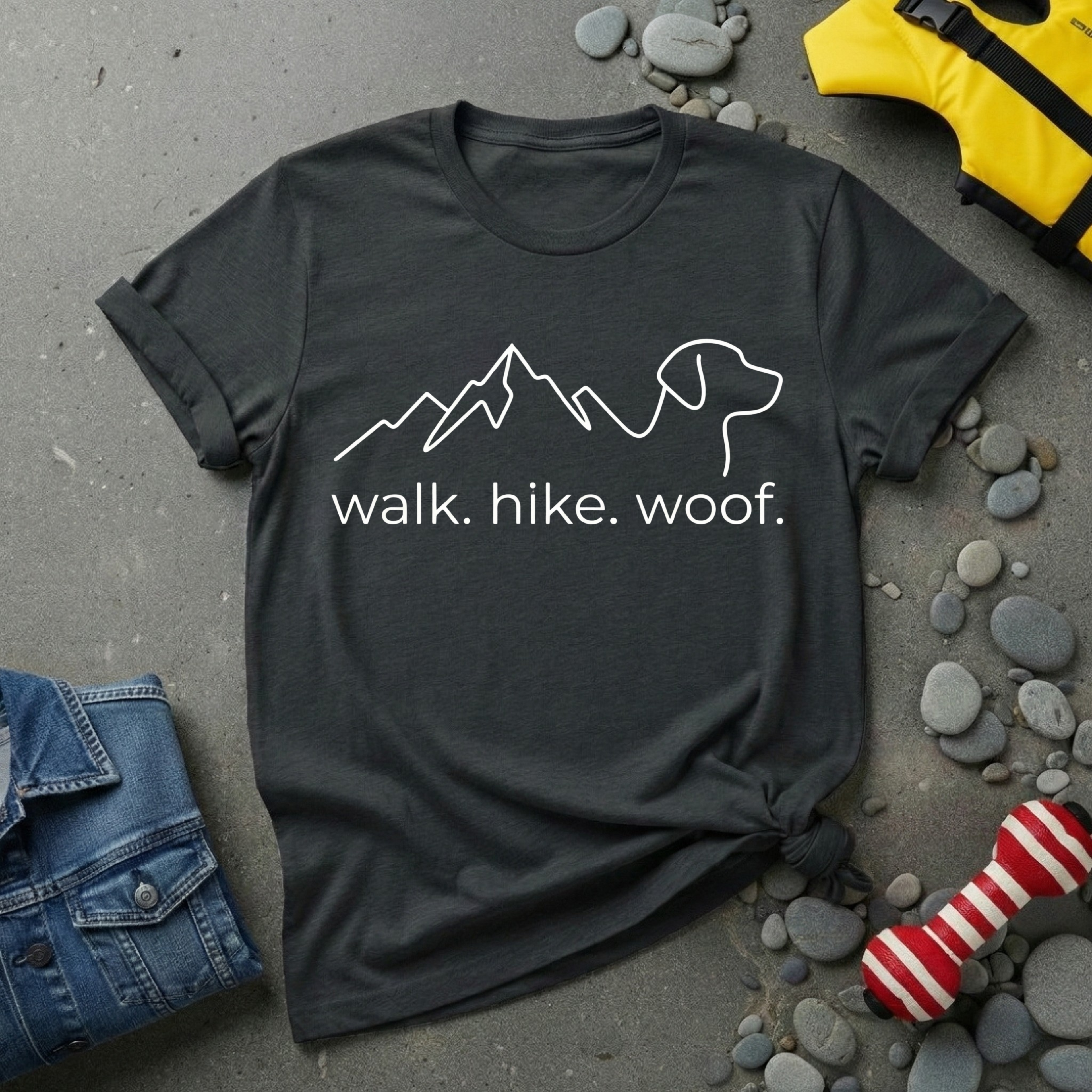 Walk Hike Woof T-Shirt