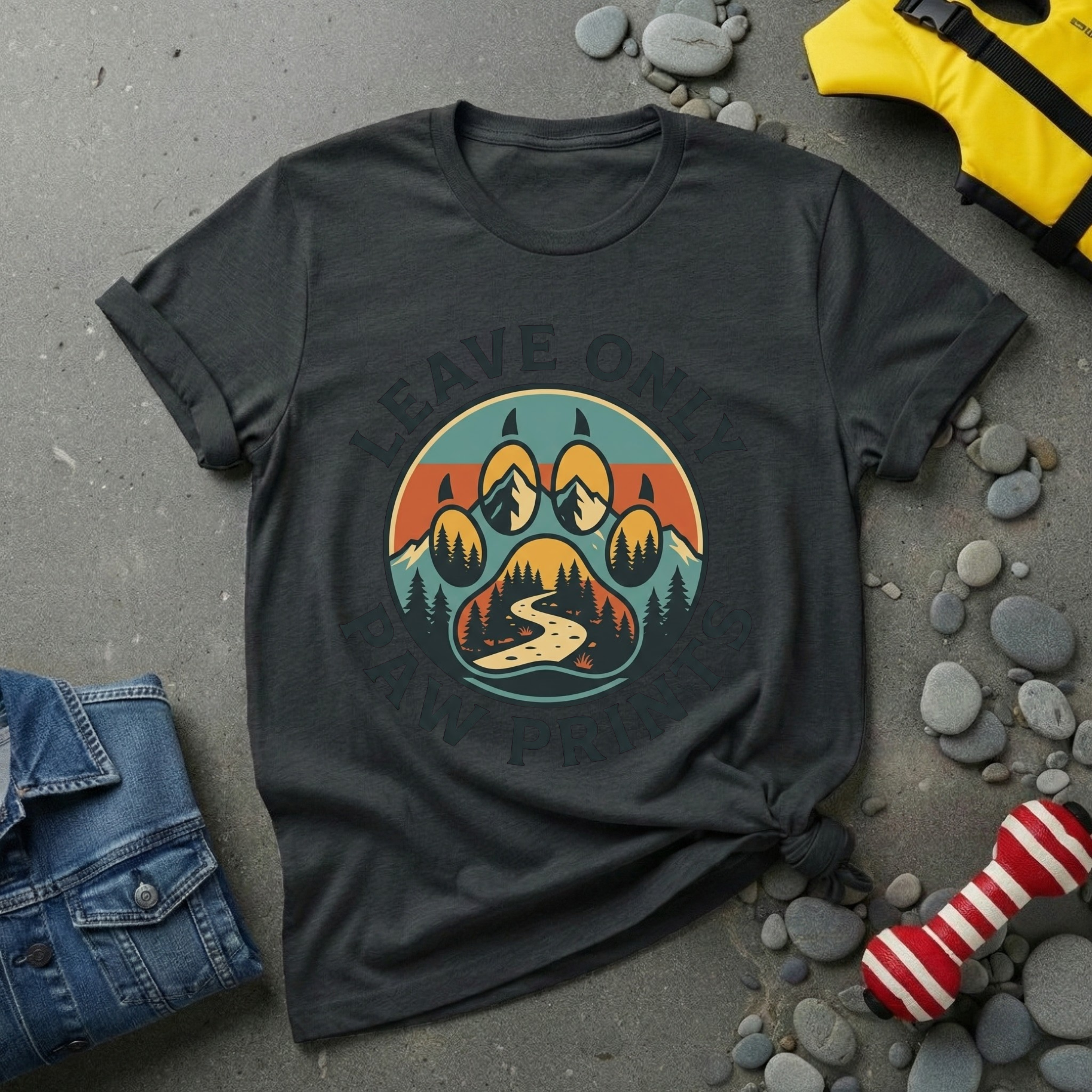 Leave Only Paw Prints T-Shirt