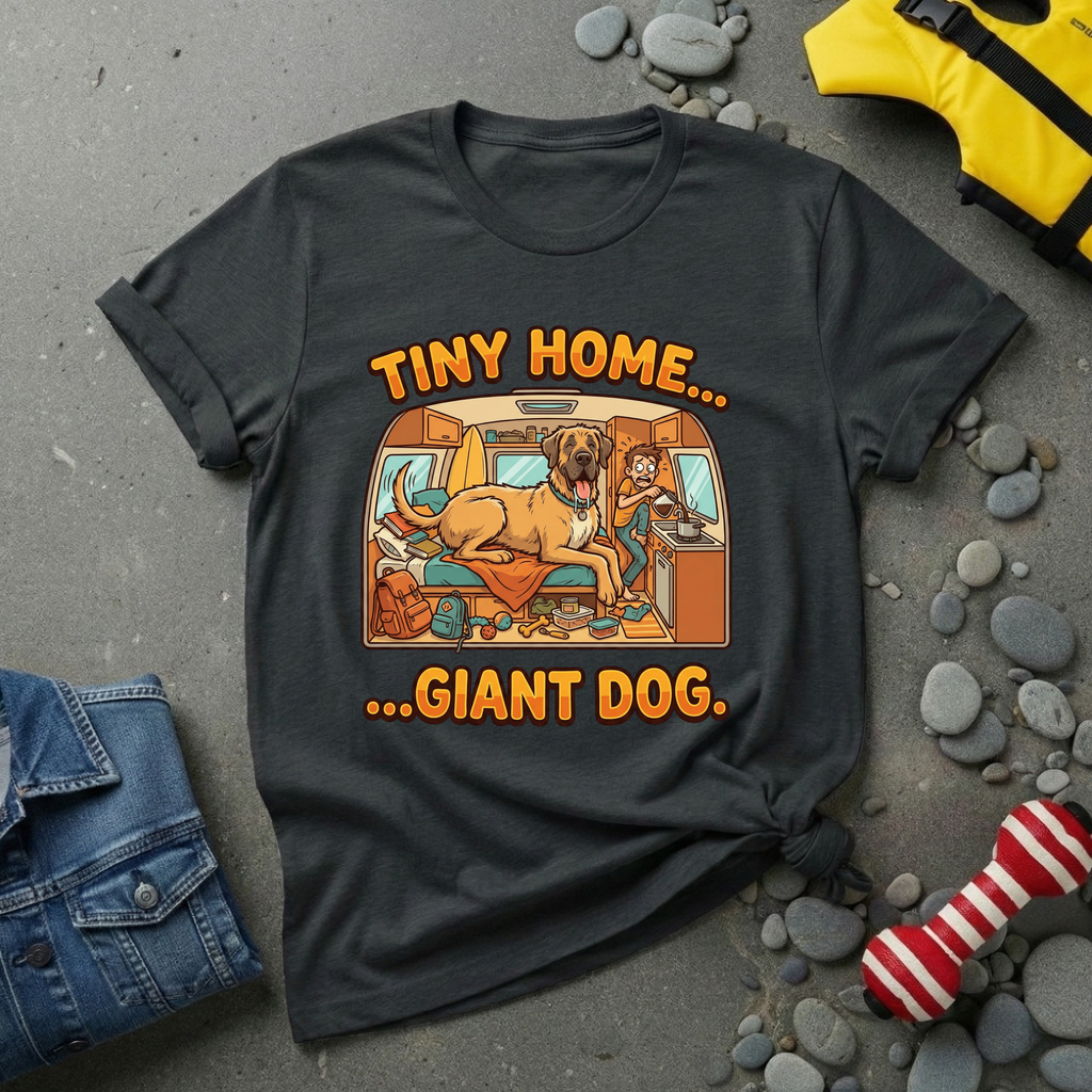 Tiny Home.. Giant Dog. T-Shirt