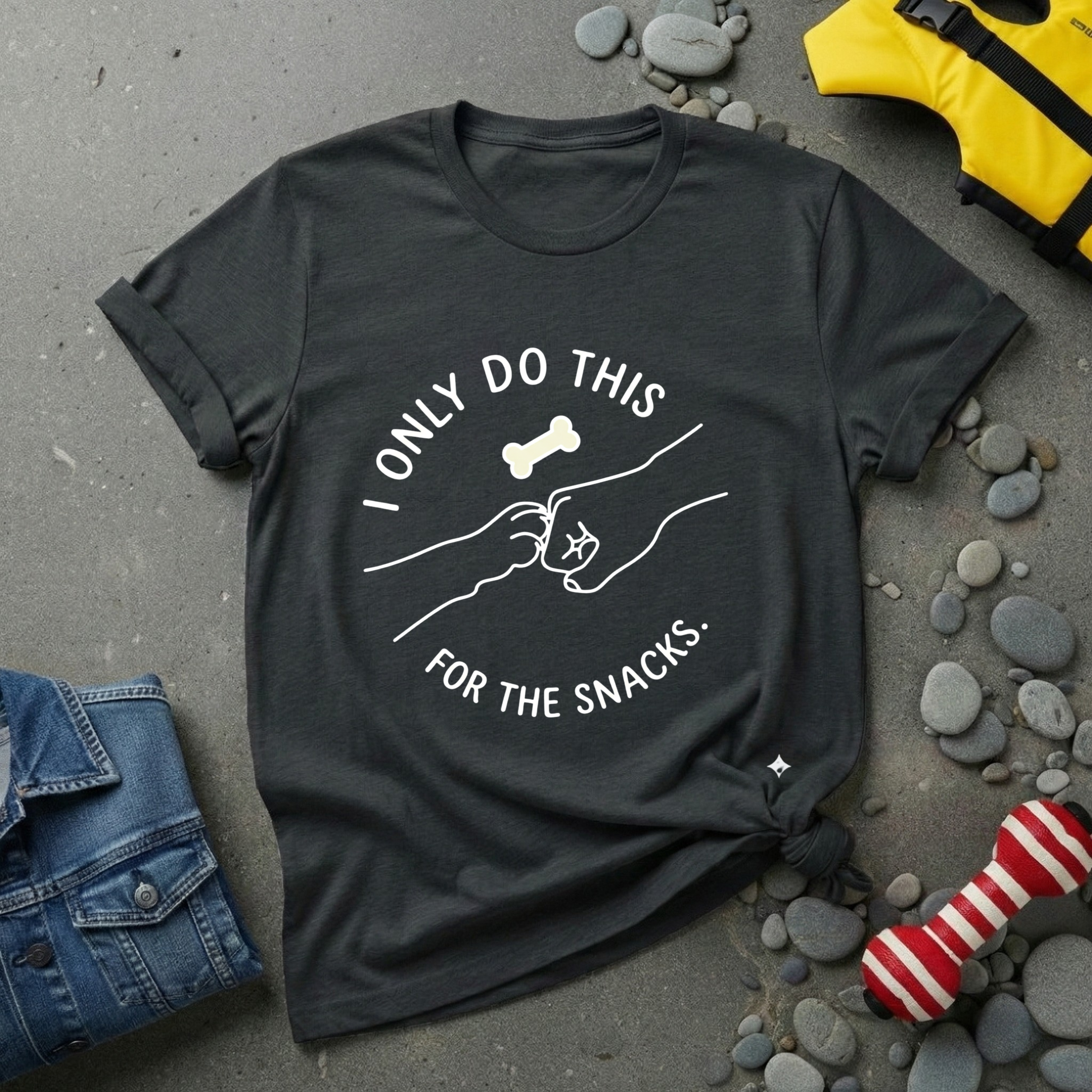 I Only Do This For The Snacks T-Shirt