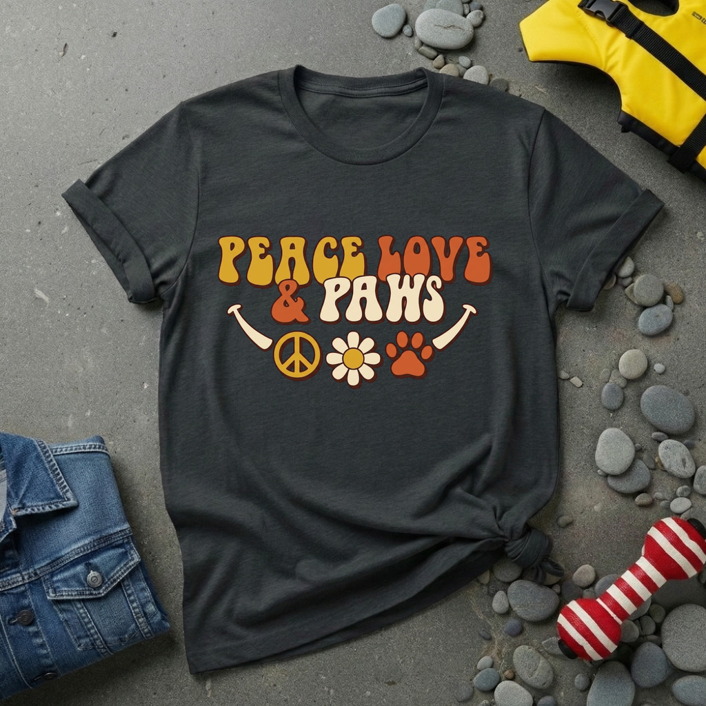Peace Love & Paws T-Shirt