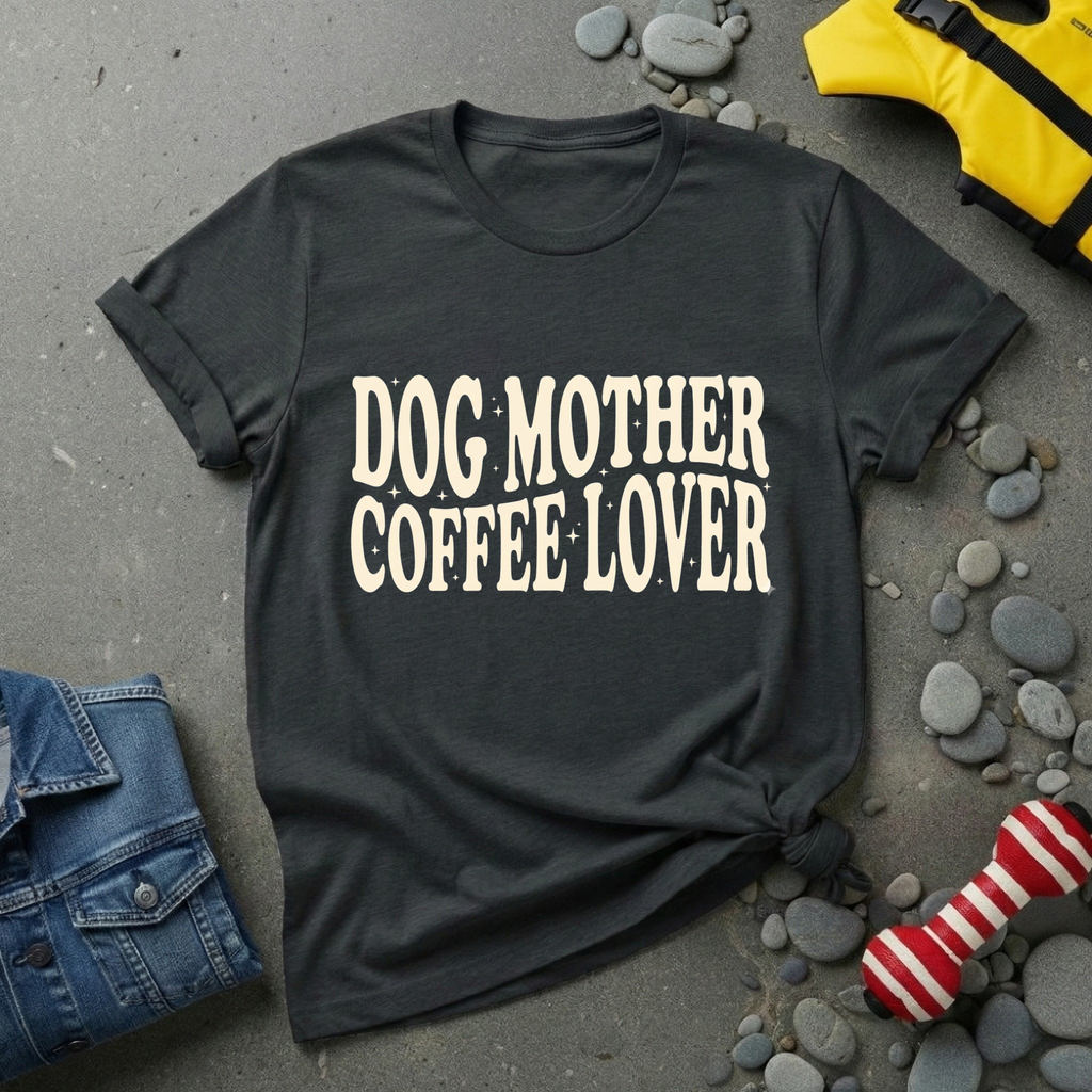 Dog Mother Coffee Lover T-Shirt