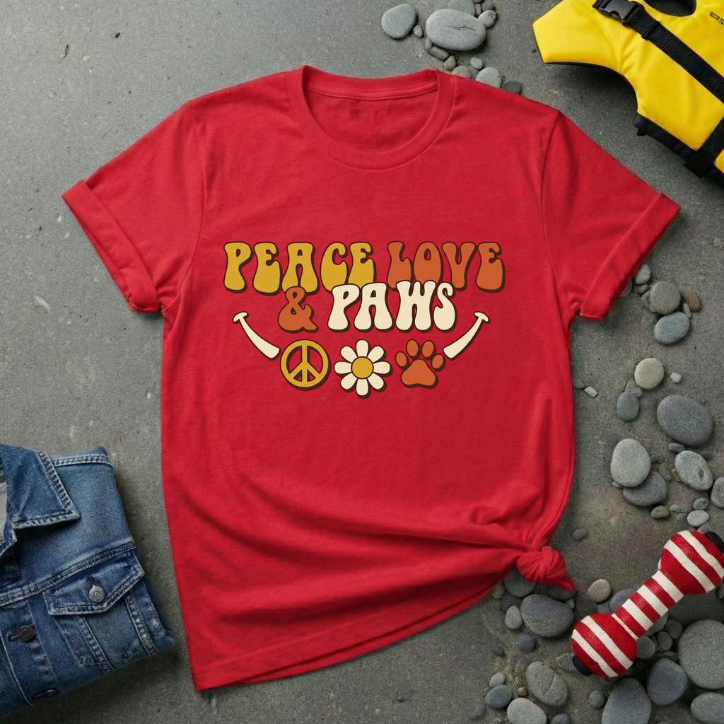 Peace Love & Paws T-Shirt