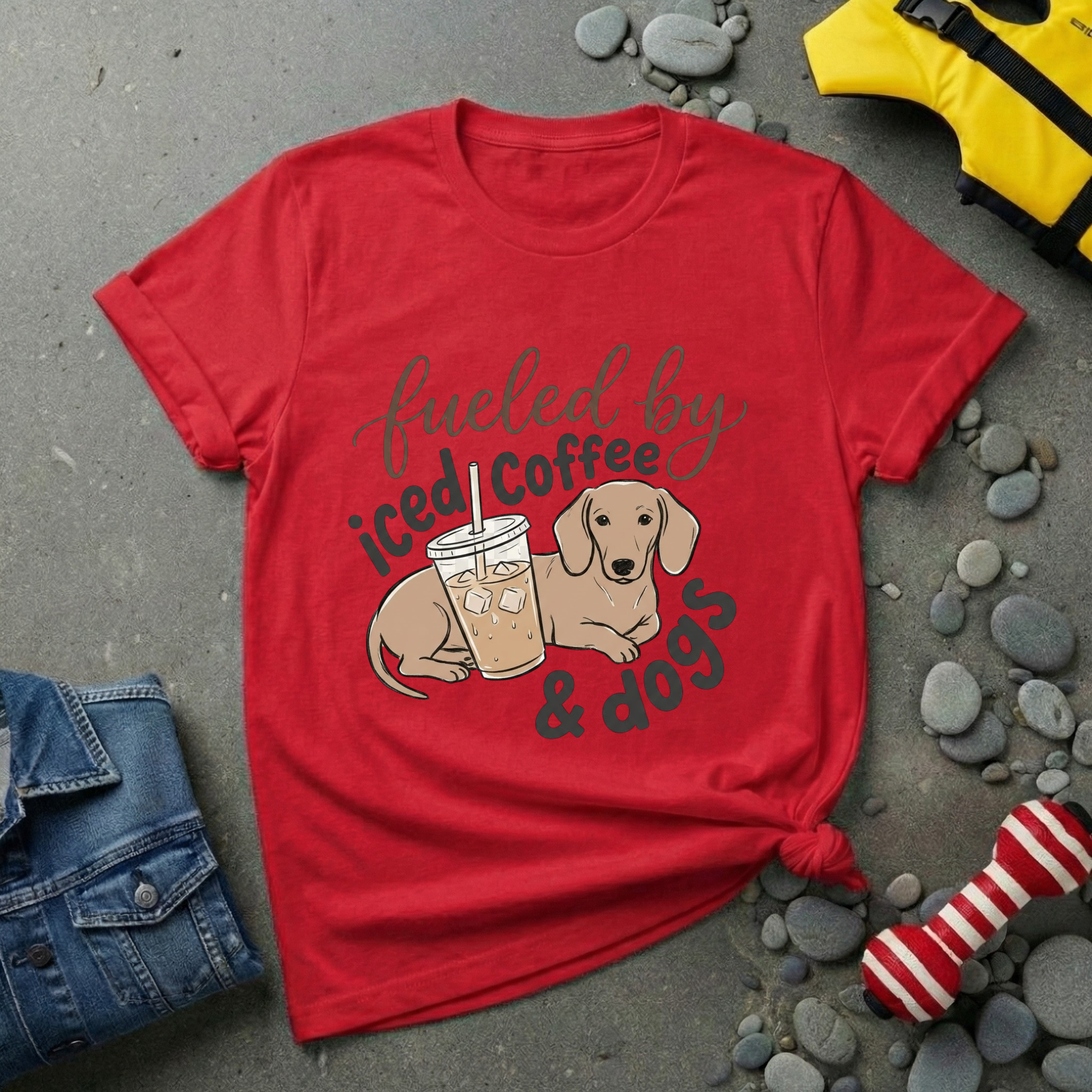 Ice Coffee & Dogs T-Shirt