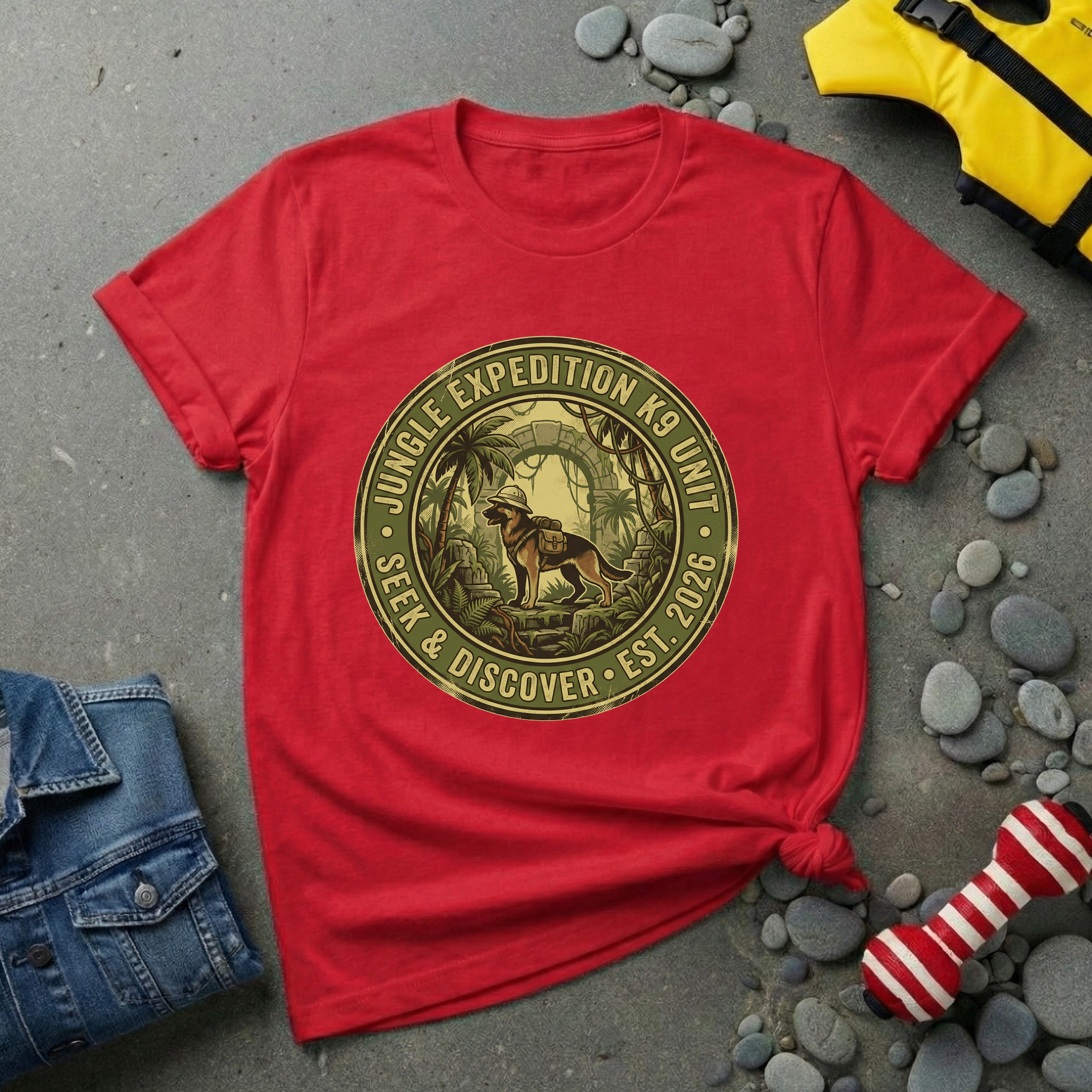 Jungle Expedition K9 T-Shirt