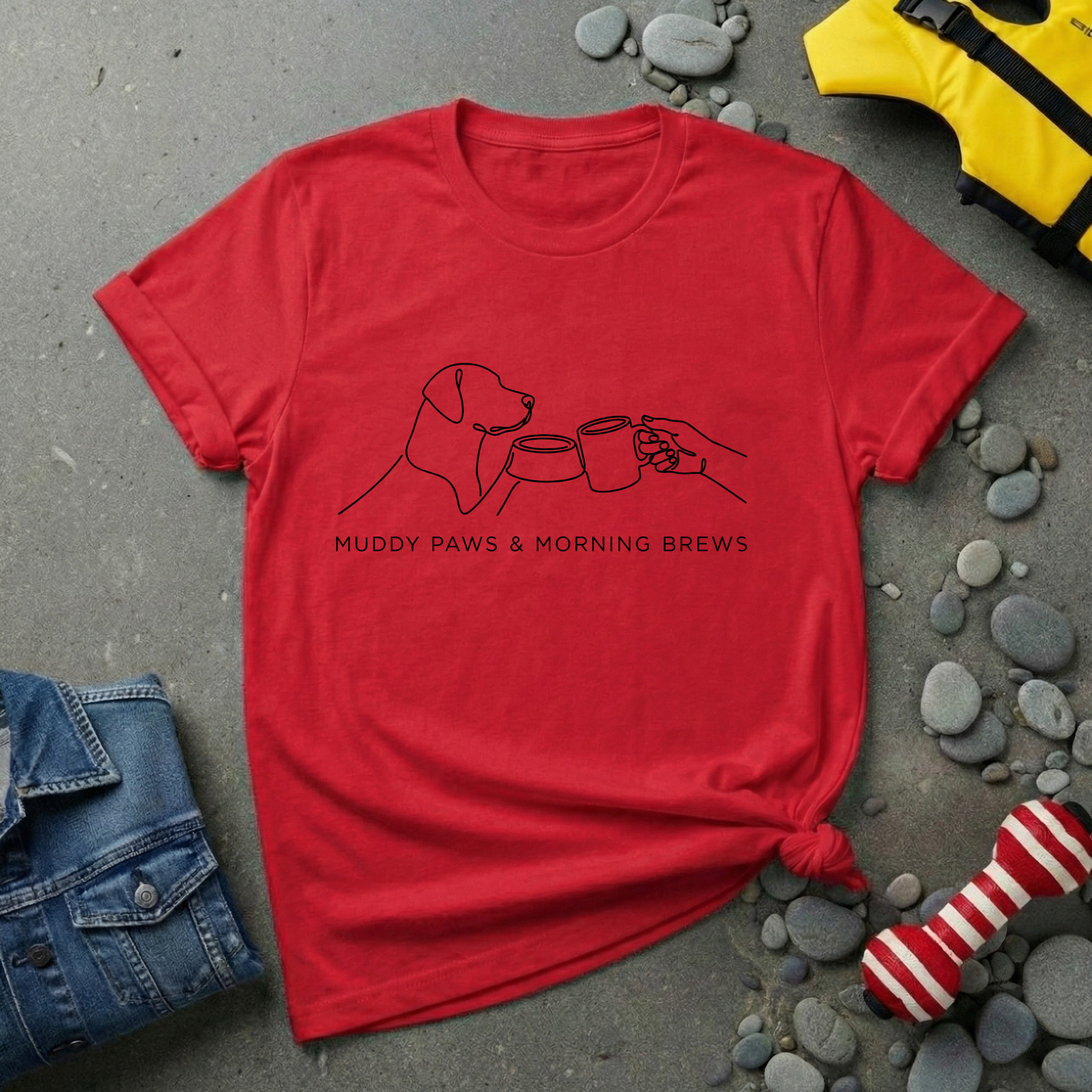 Muddy Paws & Morning Brews T-Shirt