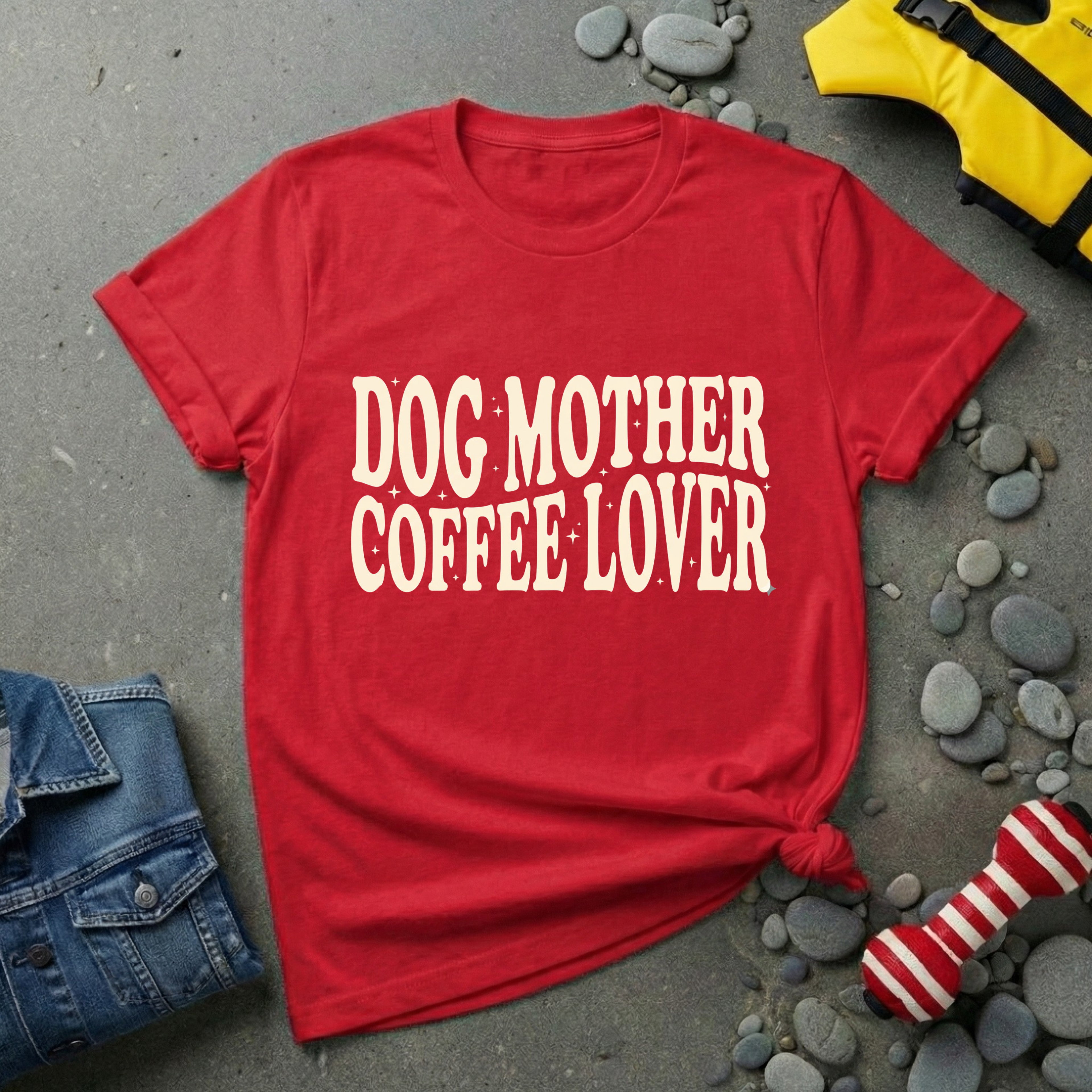 Dog Mother Coffee Lover T-Shirt
