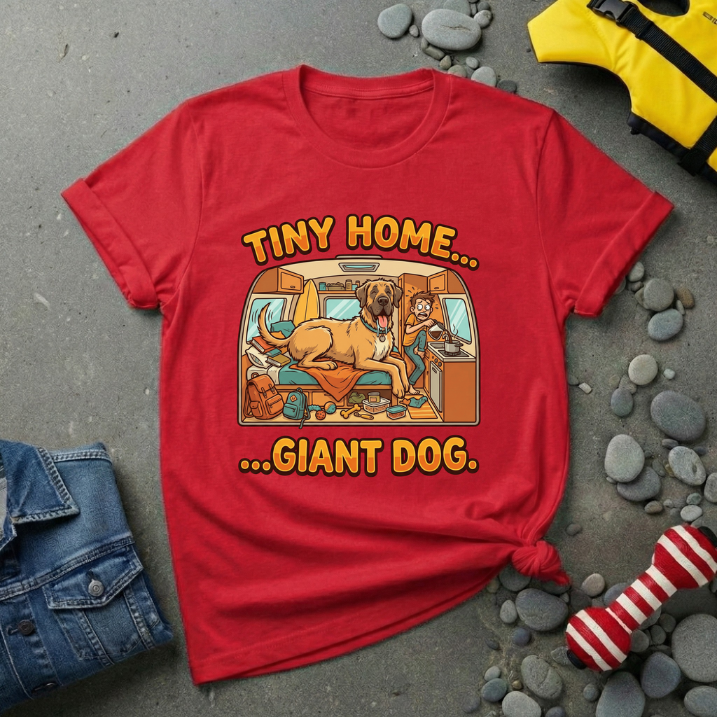 Tiny Home.. Giant Dog. T-Shirt