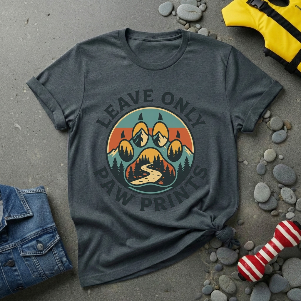 Leave Only Paw Prints T-Shirt