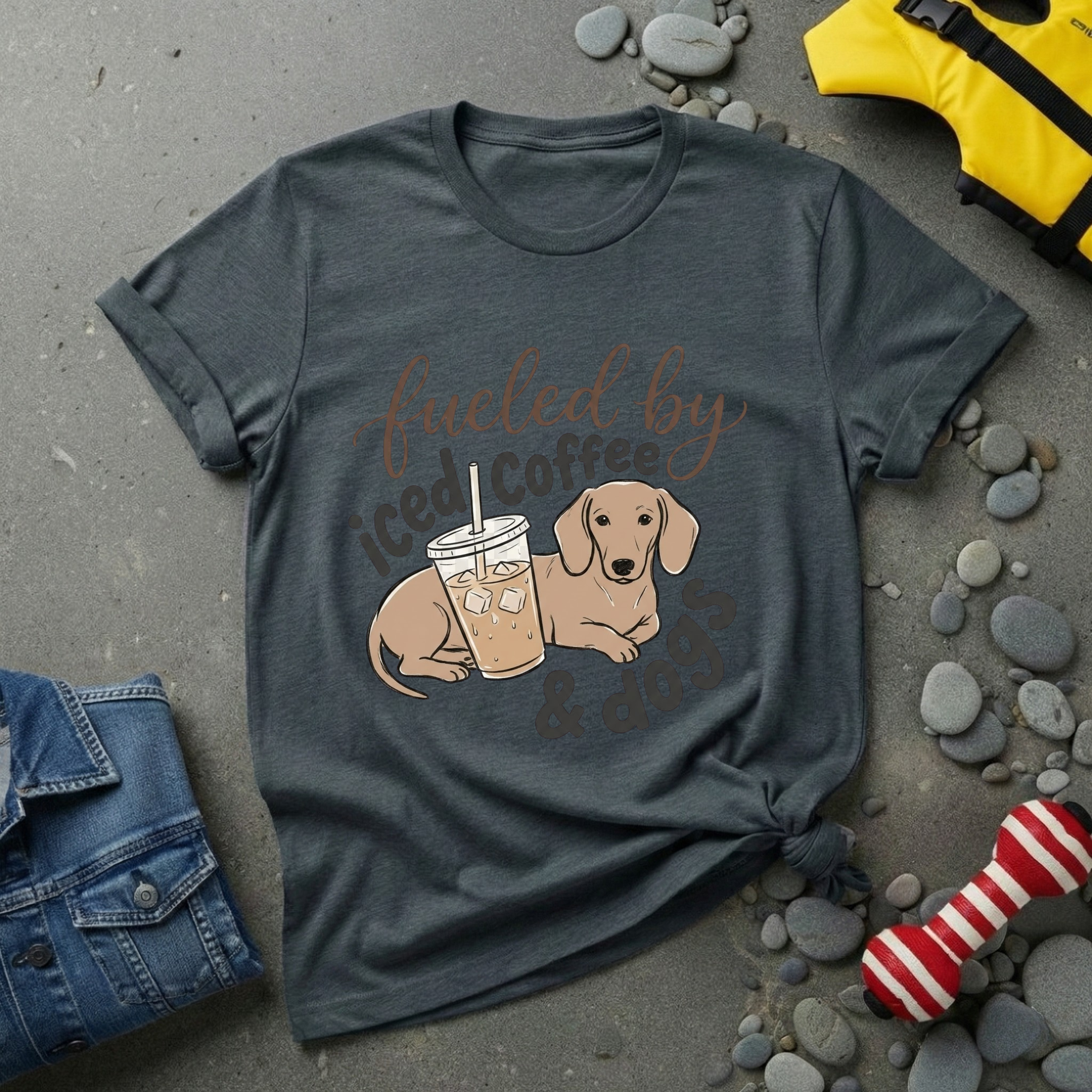 Ice Coffee & Dogs T-Shirt