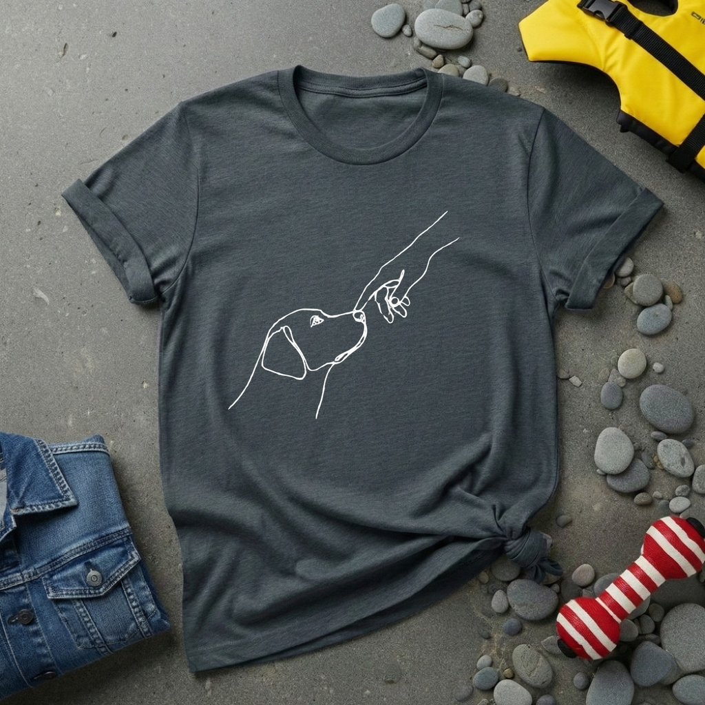 Dog & Hand T-Shirt