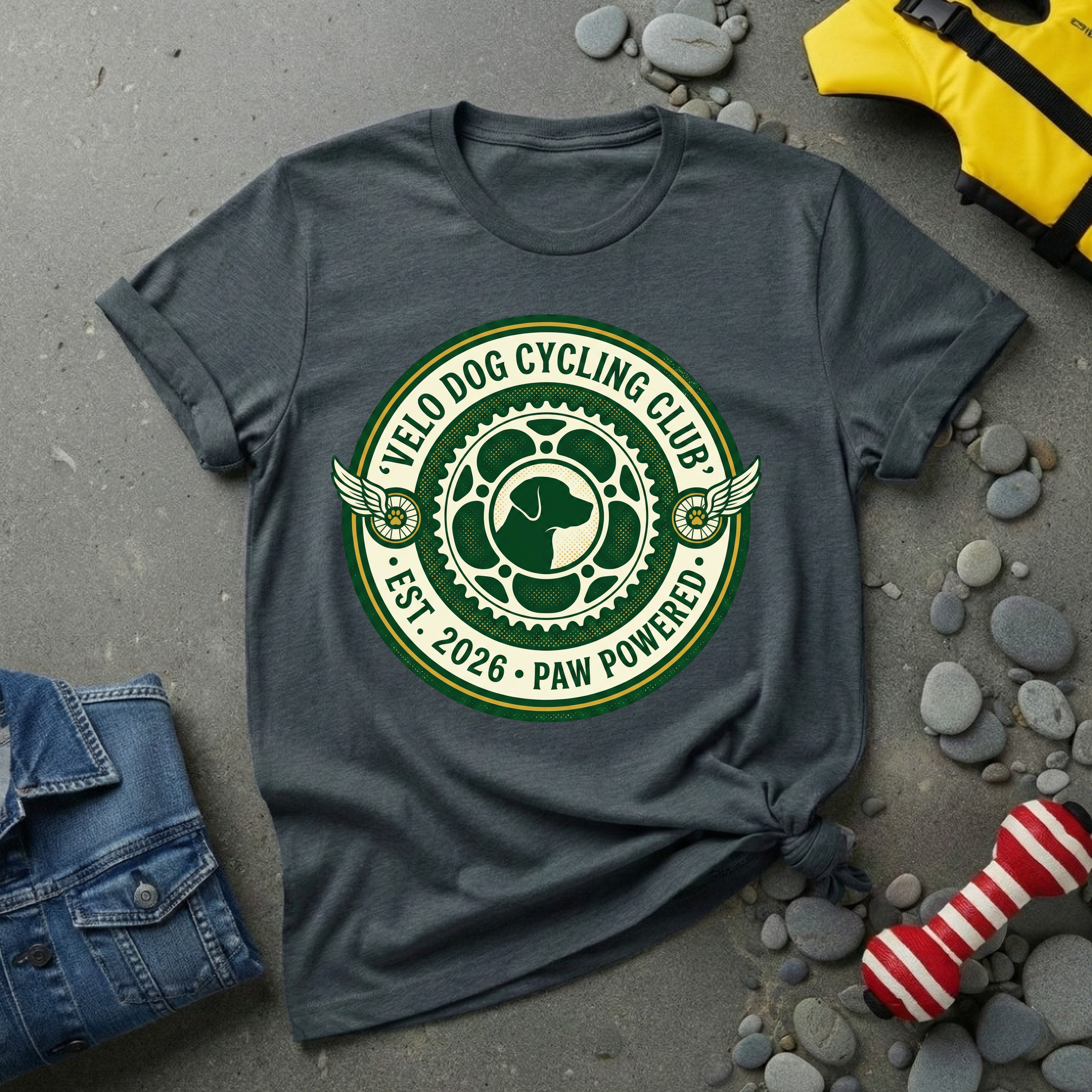 Dog Cycling Club T-Shirt