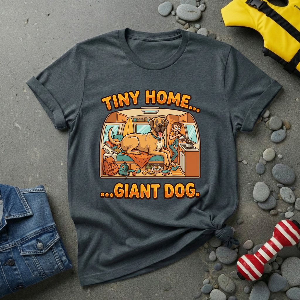 Tiny Home.. Giant Dog. T-Shirt