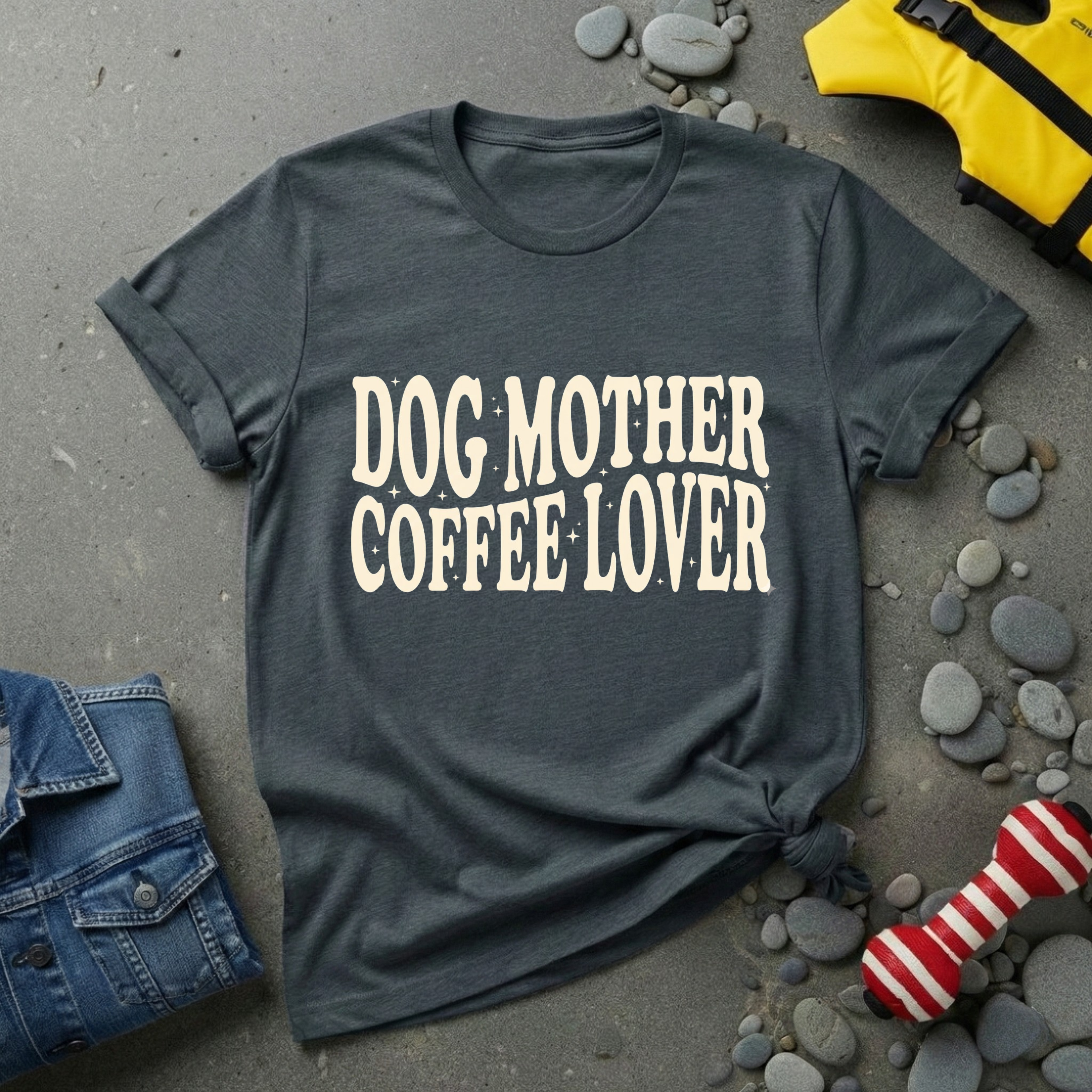 Dog Mother Coffee Lover T-Shirt