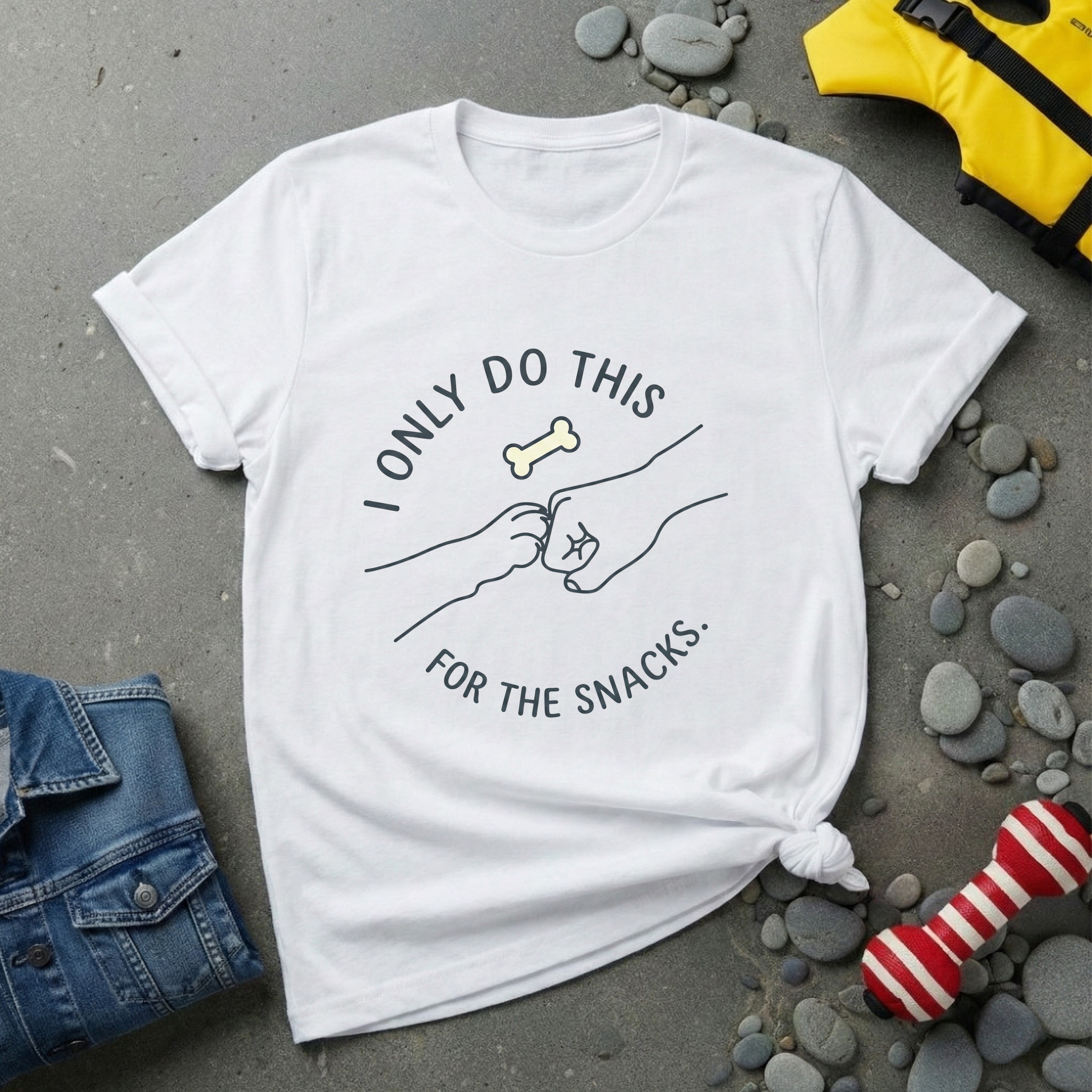 I Only Do This For The Snacks T-Shirt