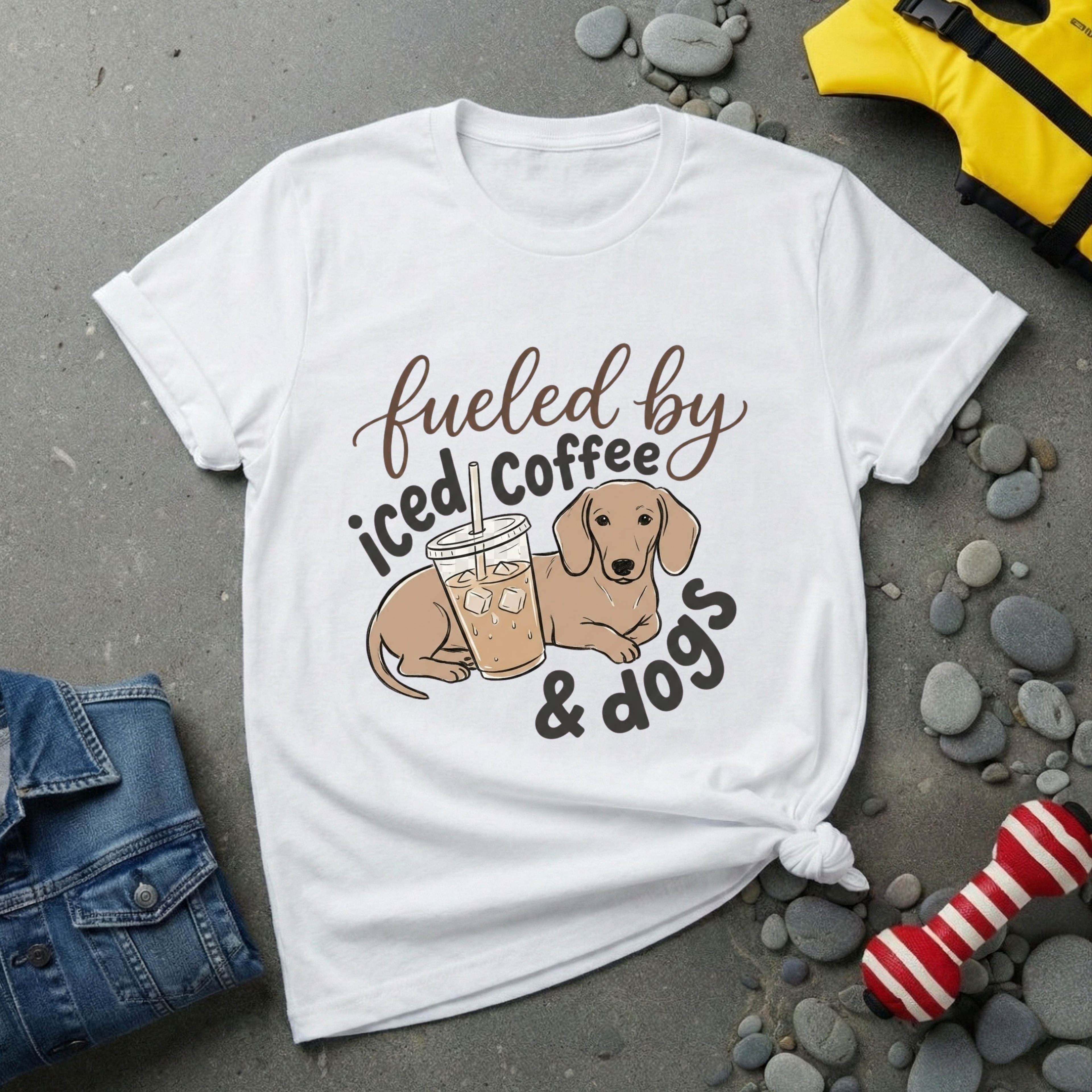 Ice Coffee & Dogs T-Shirt
