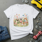 Dog with Books T-Shirt