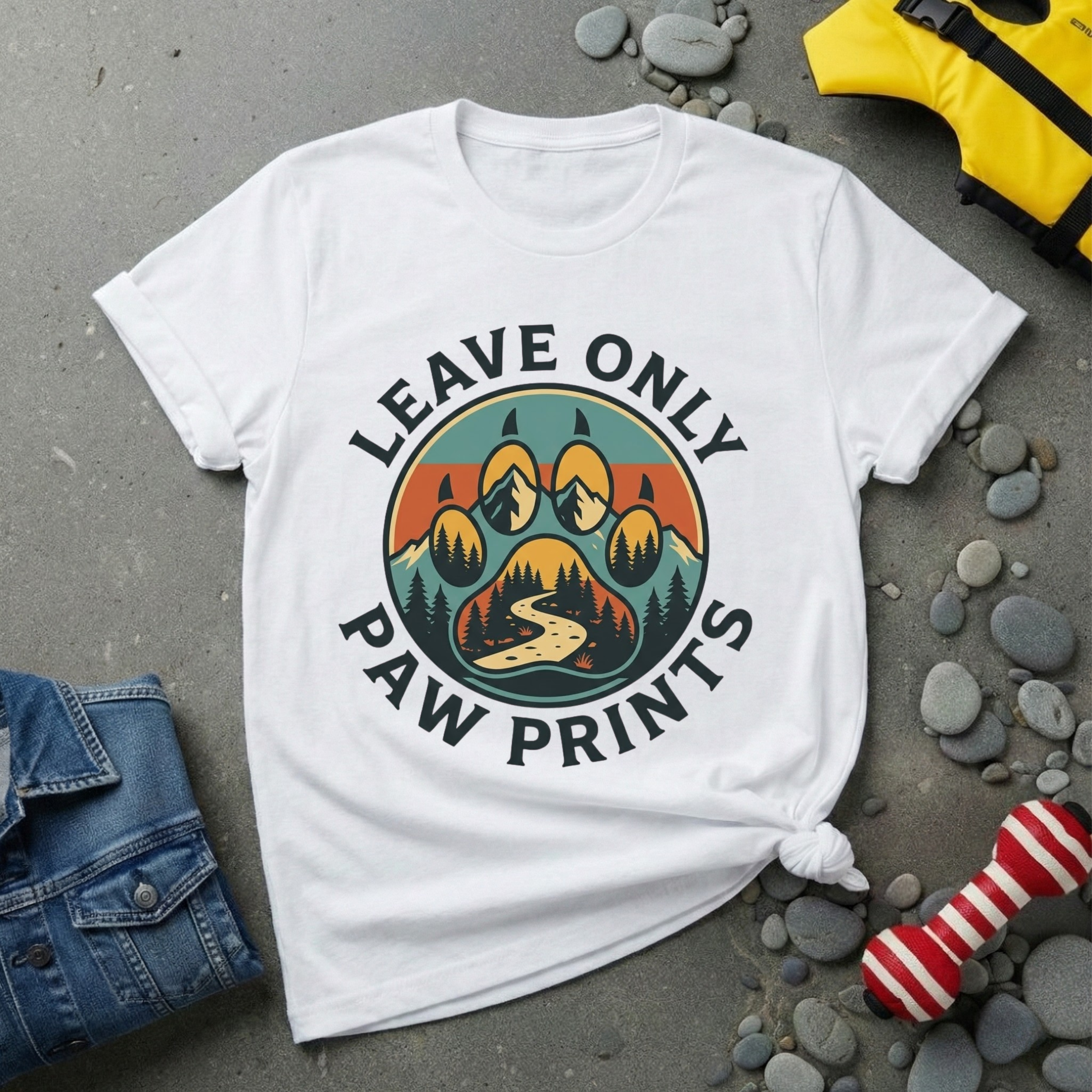 Leave Only Paw Prints T-Shirt
