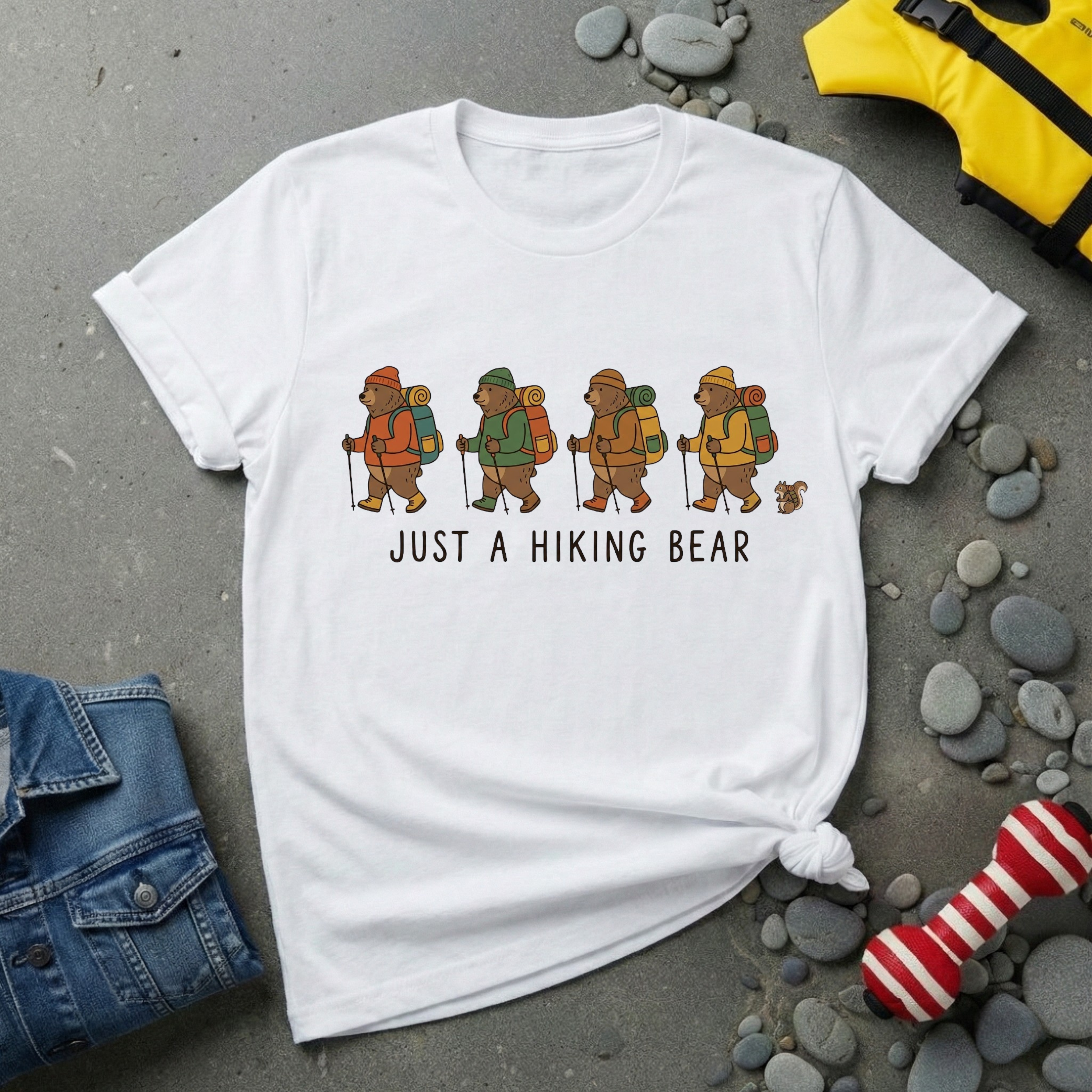 Just a Hiking Bear T-Shirt