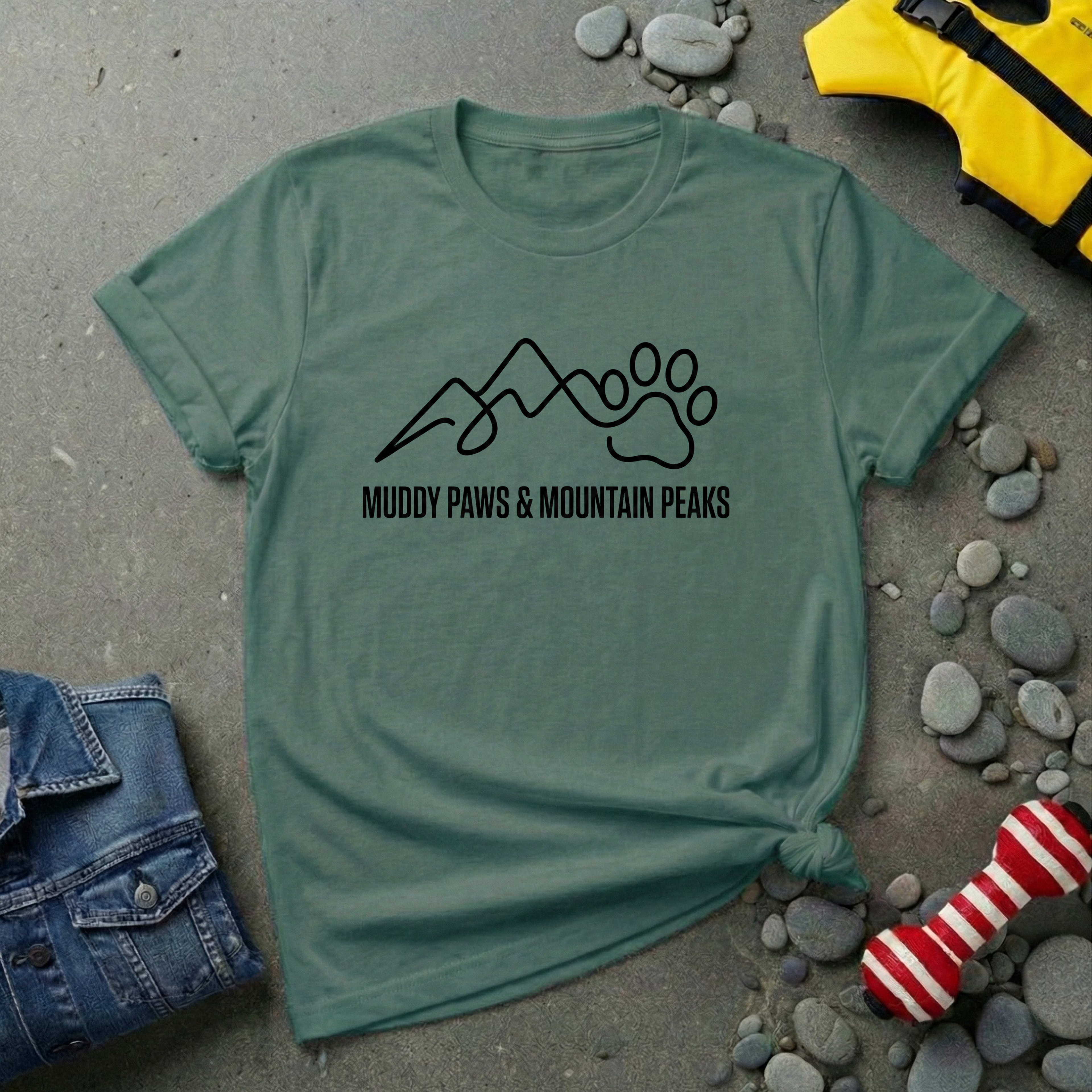 Muddy Paws & Mountain Peaks T-Shirt