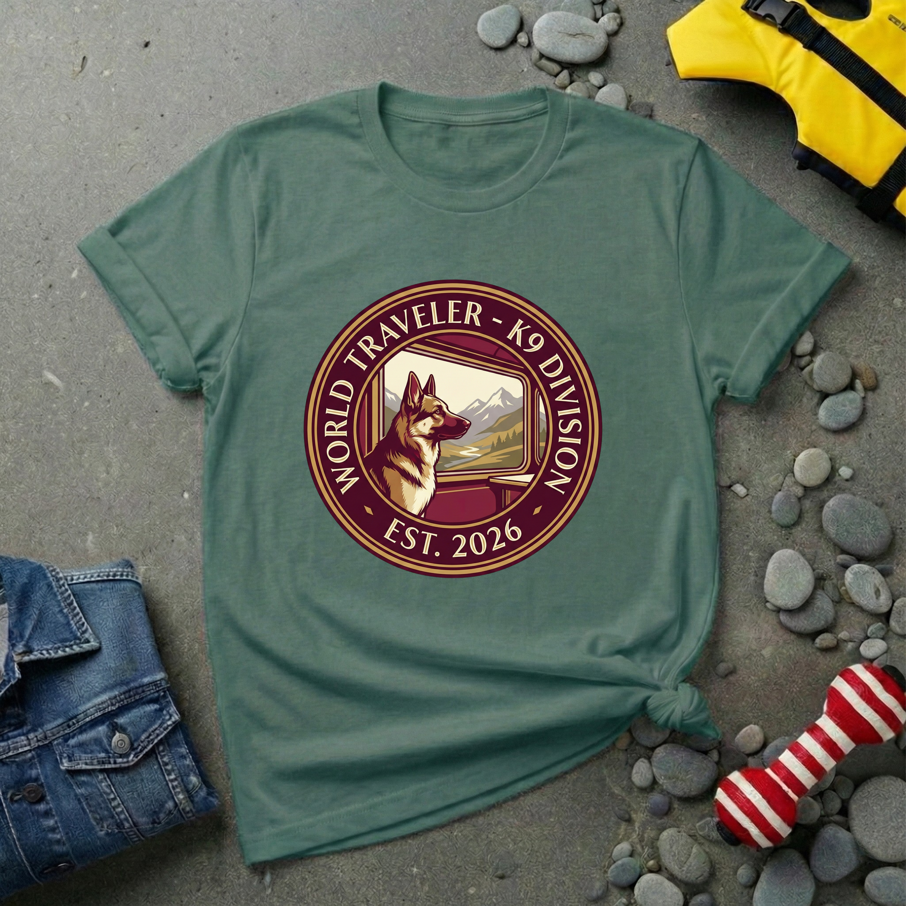 World Traveler - K9 Division T-Shirt