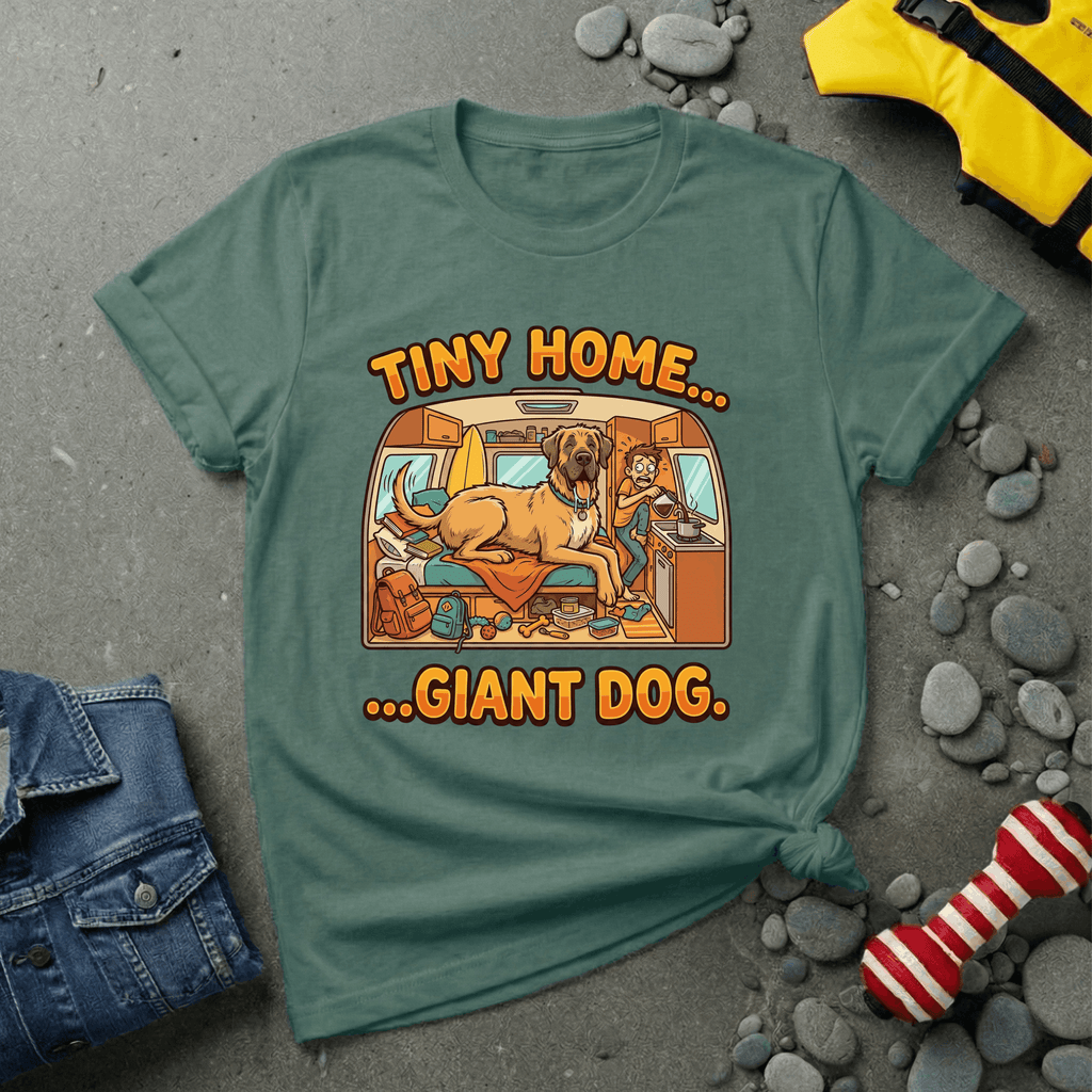 Tiny Home.. Giant Dog. T-Shirt