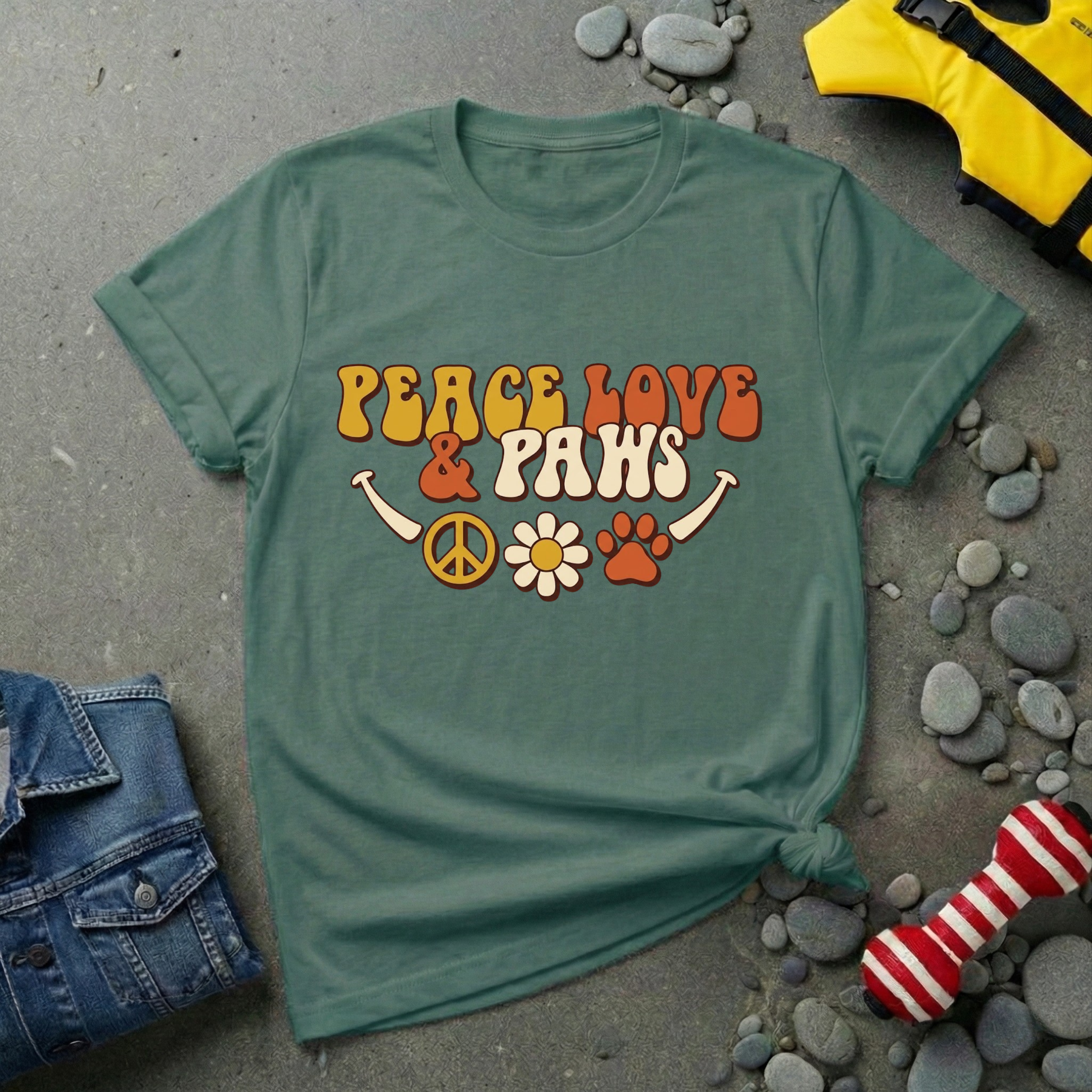 Peace Love & Paws T-Shirt