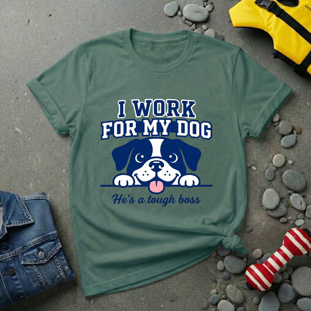 I Work For My Dog T-Shirt