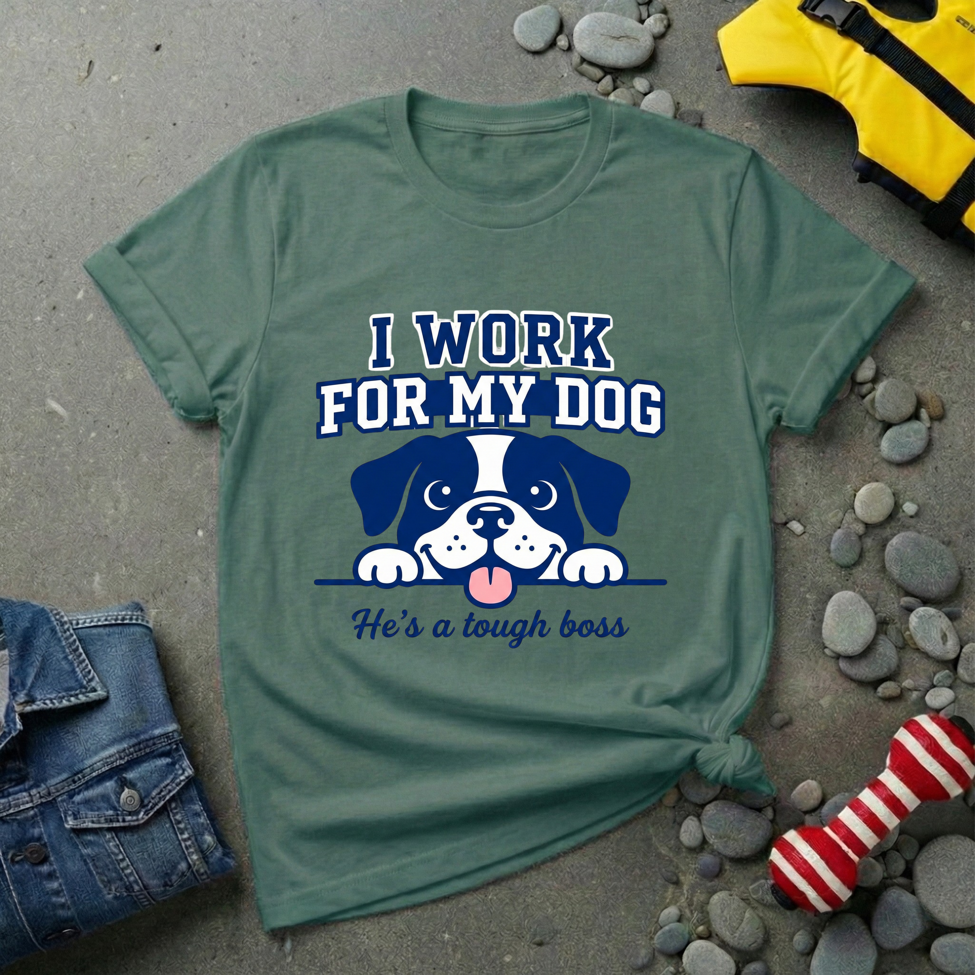 I Work For My Dog T-Shirt