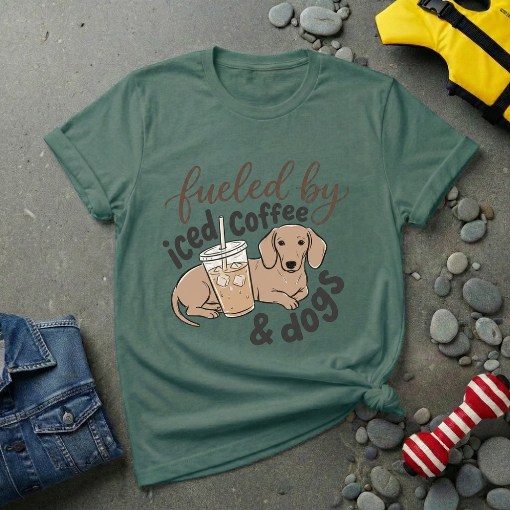 Ice Coffee & Dogs T-Shirt