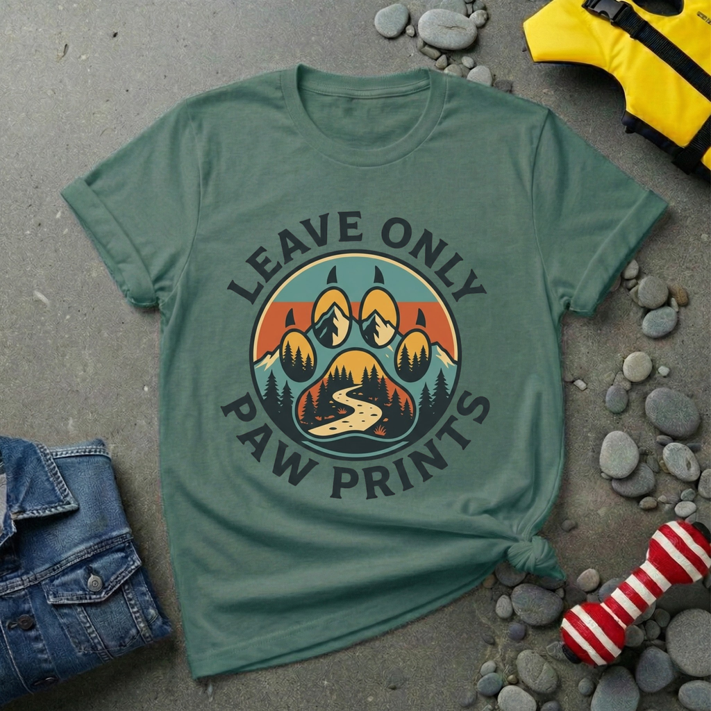 Leave Only Paw Prints T-Shirt