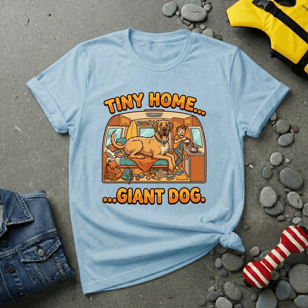 Tiny Home.. Giant Dog. T-Shirt