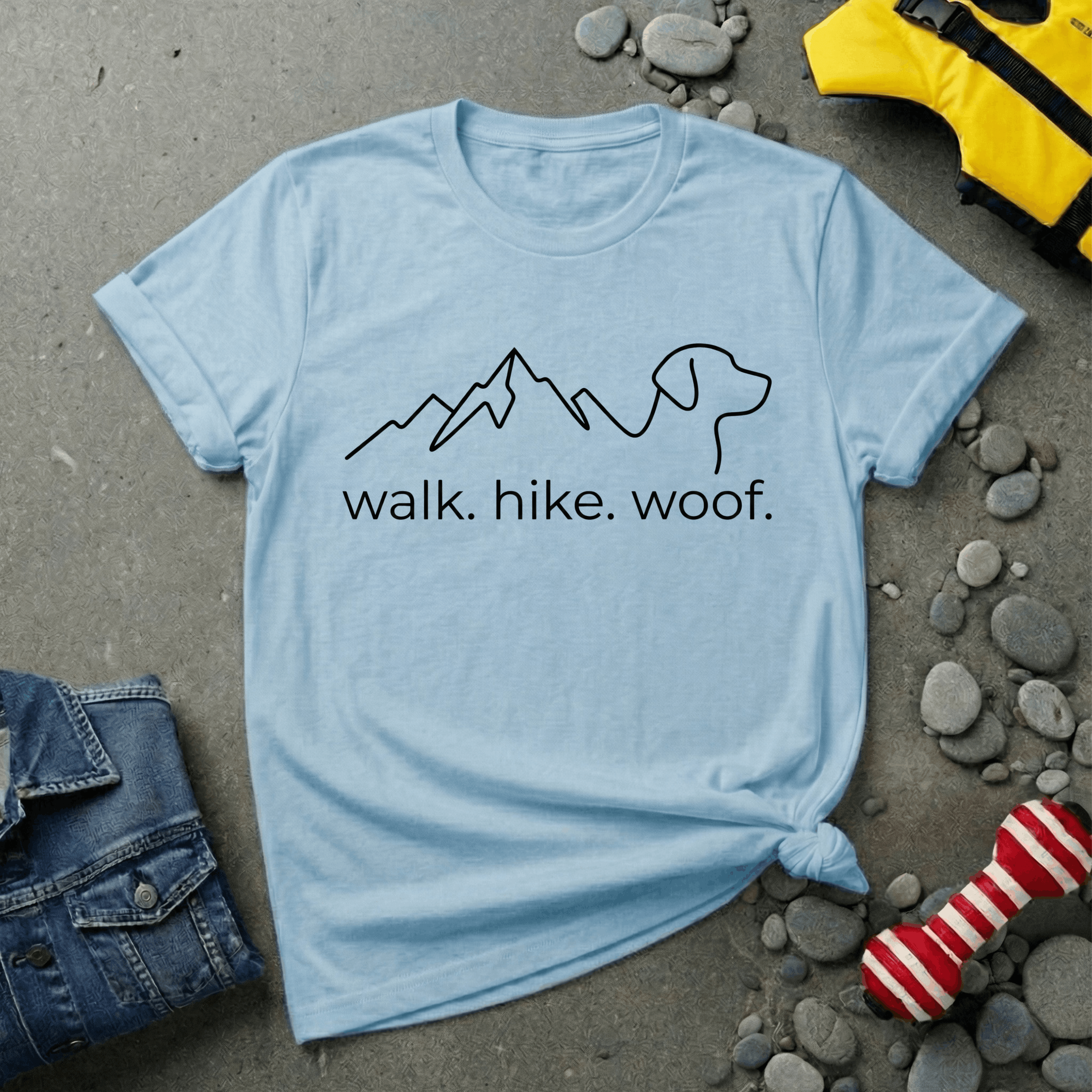Walk Hike Woof T-Shirt