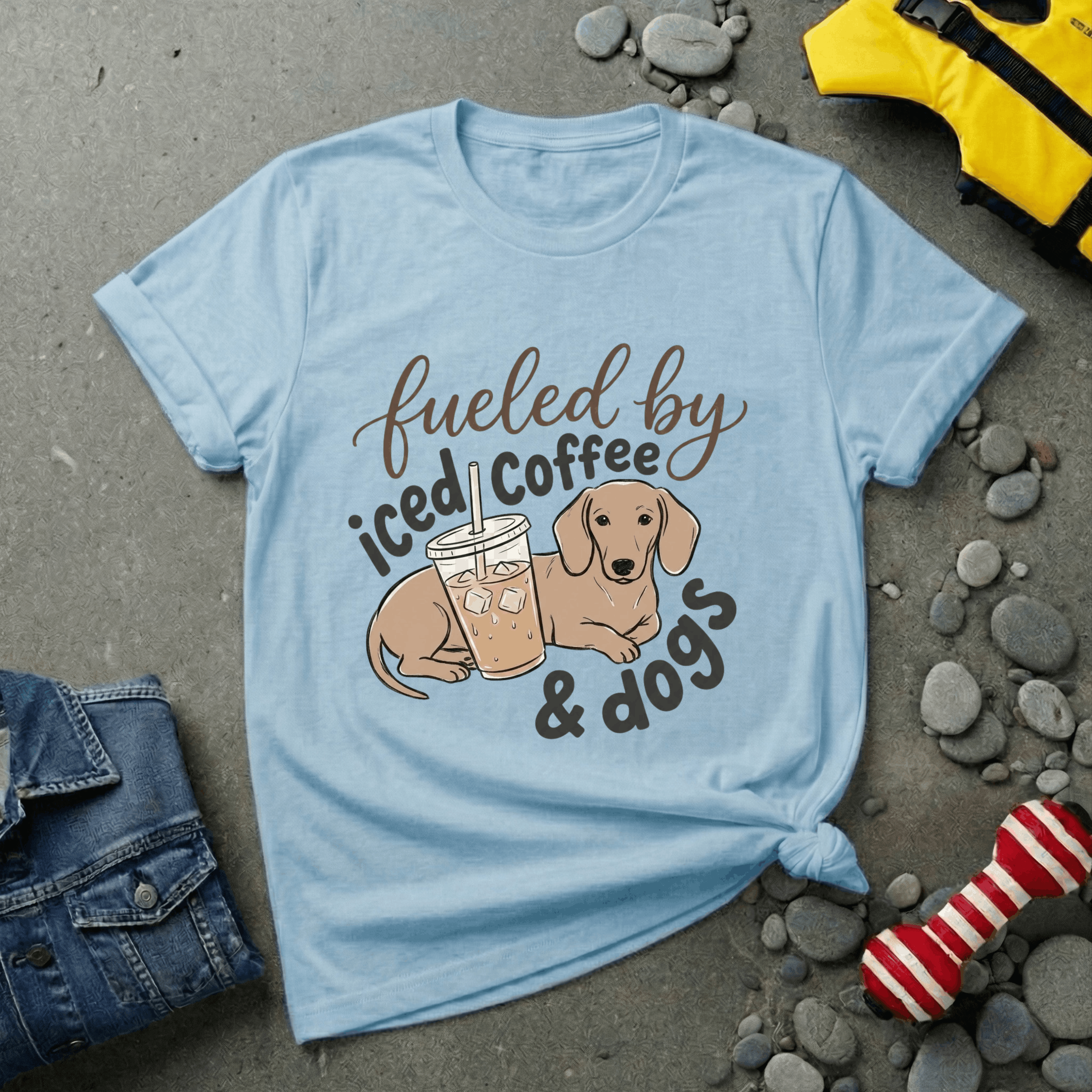 Ice Coffee & Dogs T-Shirt