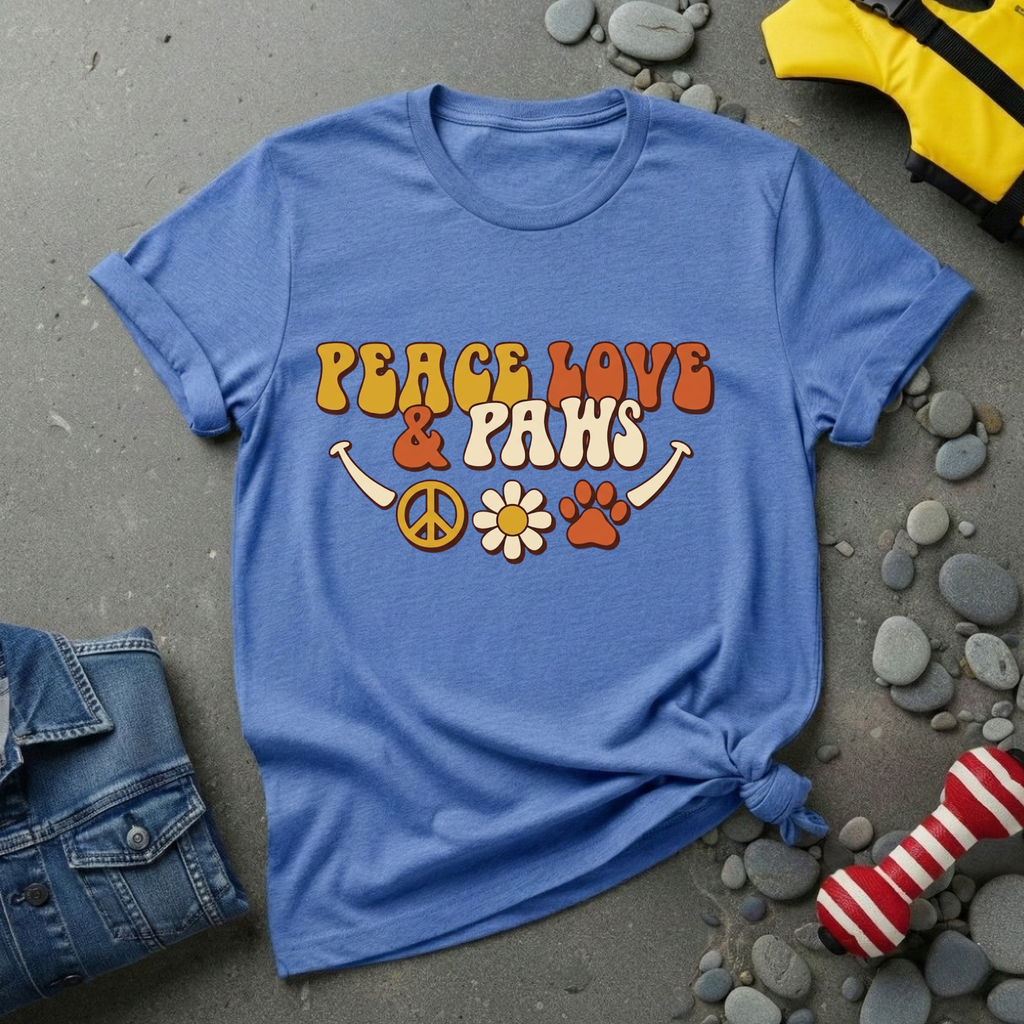Peace Love & Paws T-Shirt