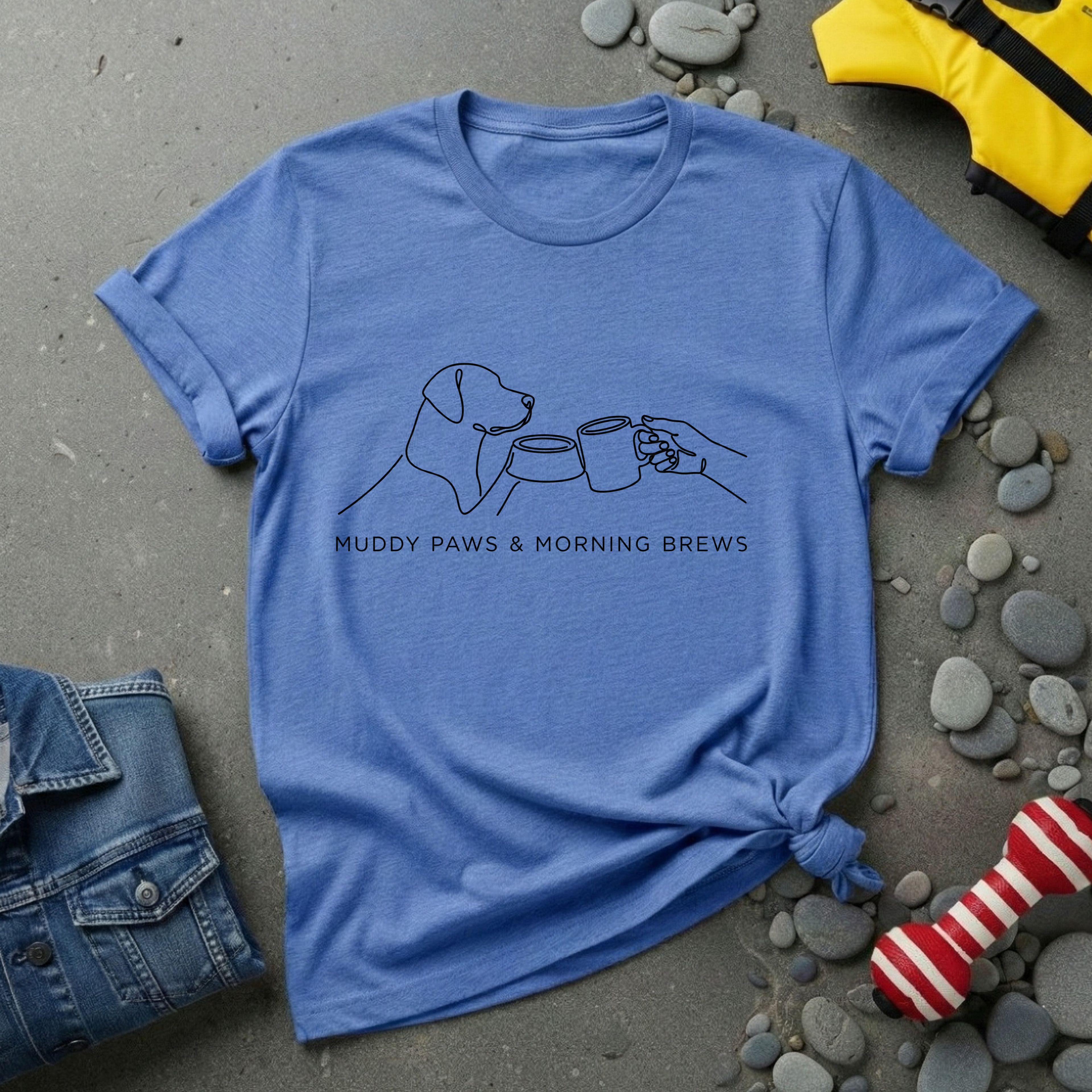 Muddy Paws & Morning Brews T-Shirt