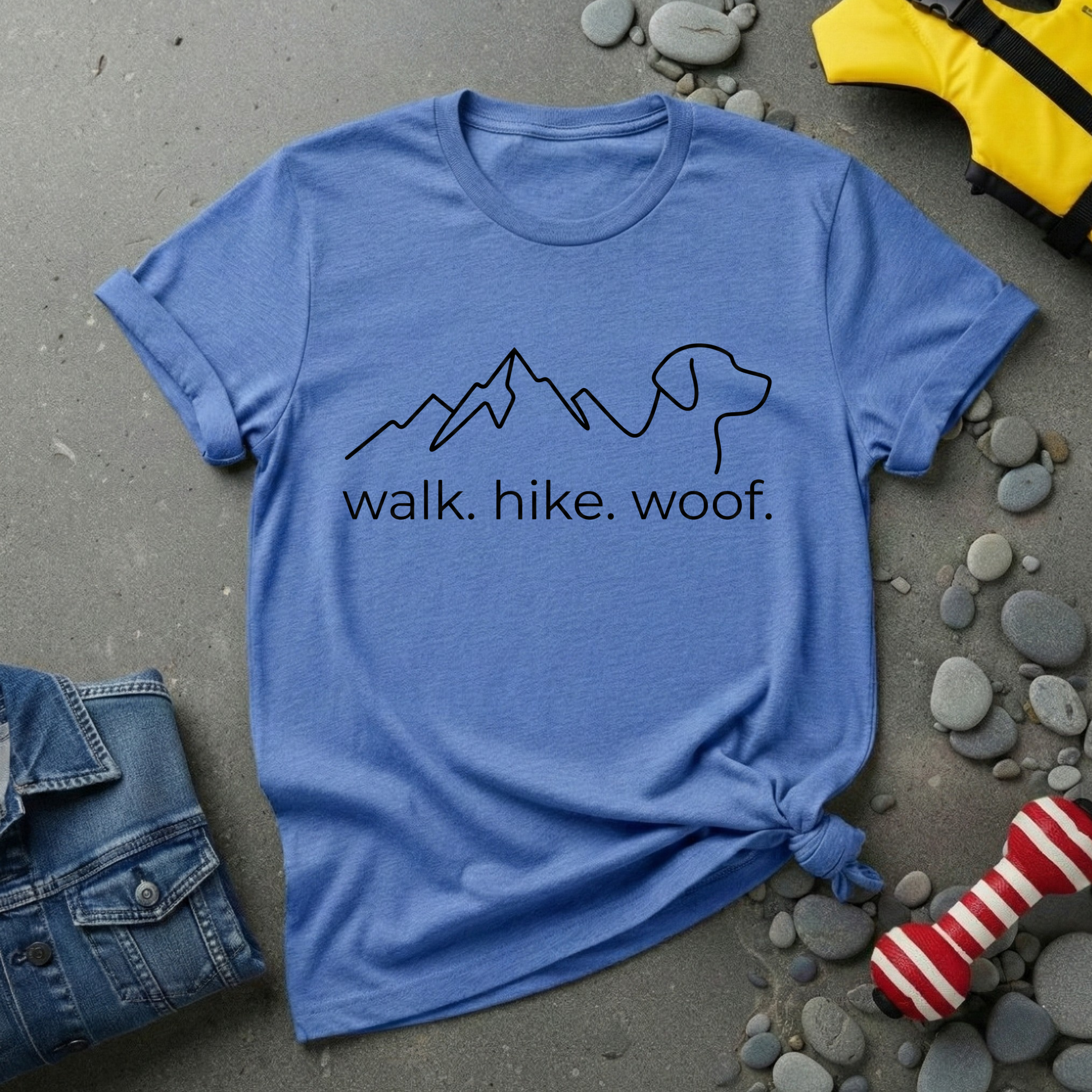 Walk Hike Woof T-Shirt