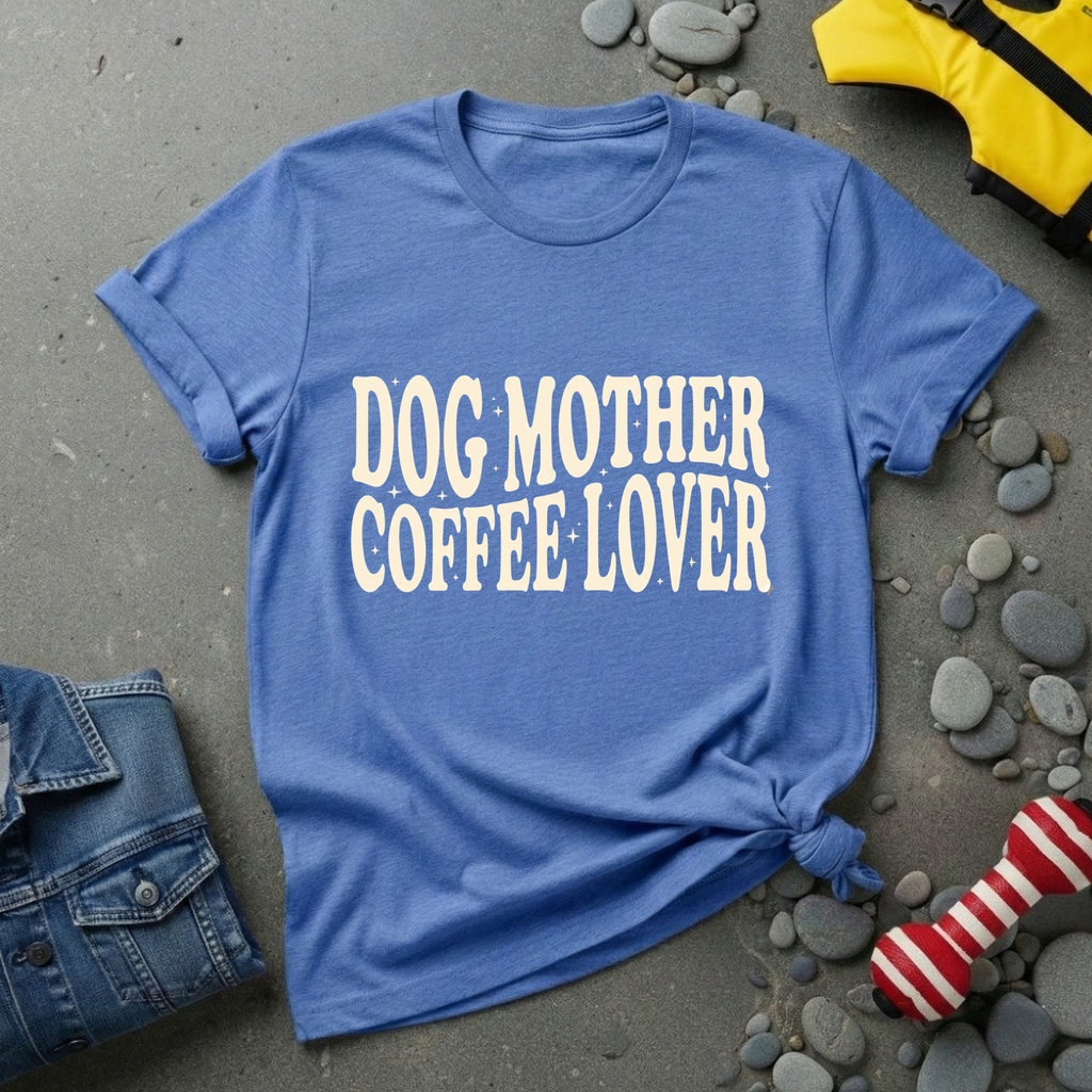 Dog Mother Coffee Lover T-Shirt