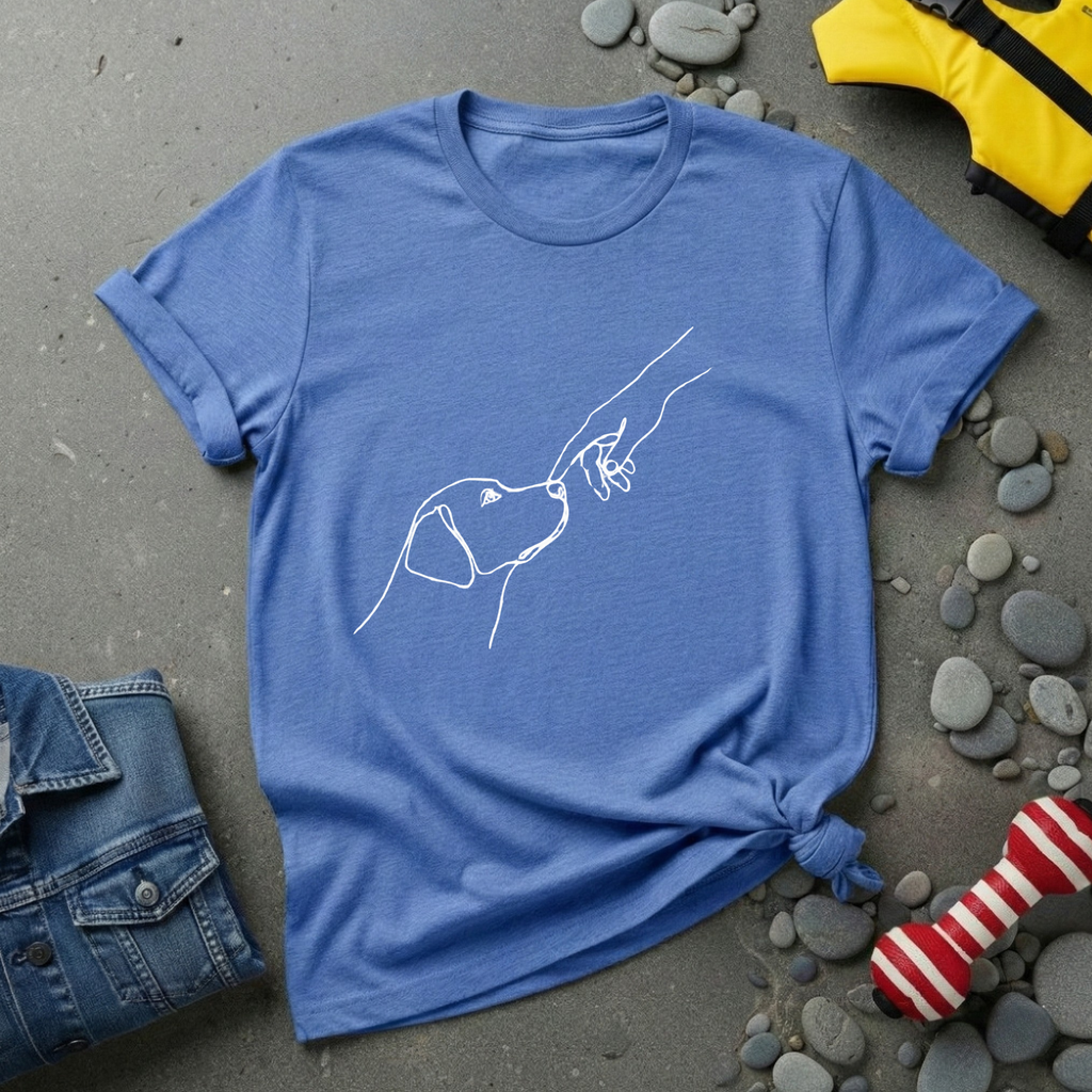 Dog & Hand T-Shirt