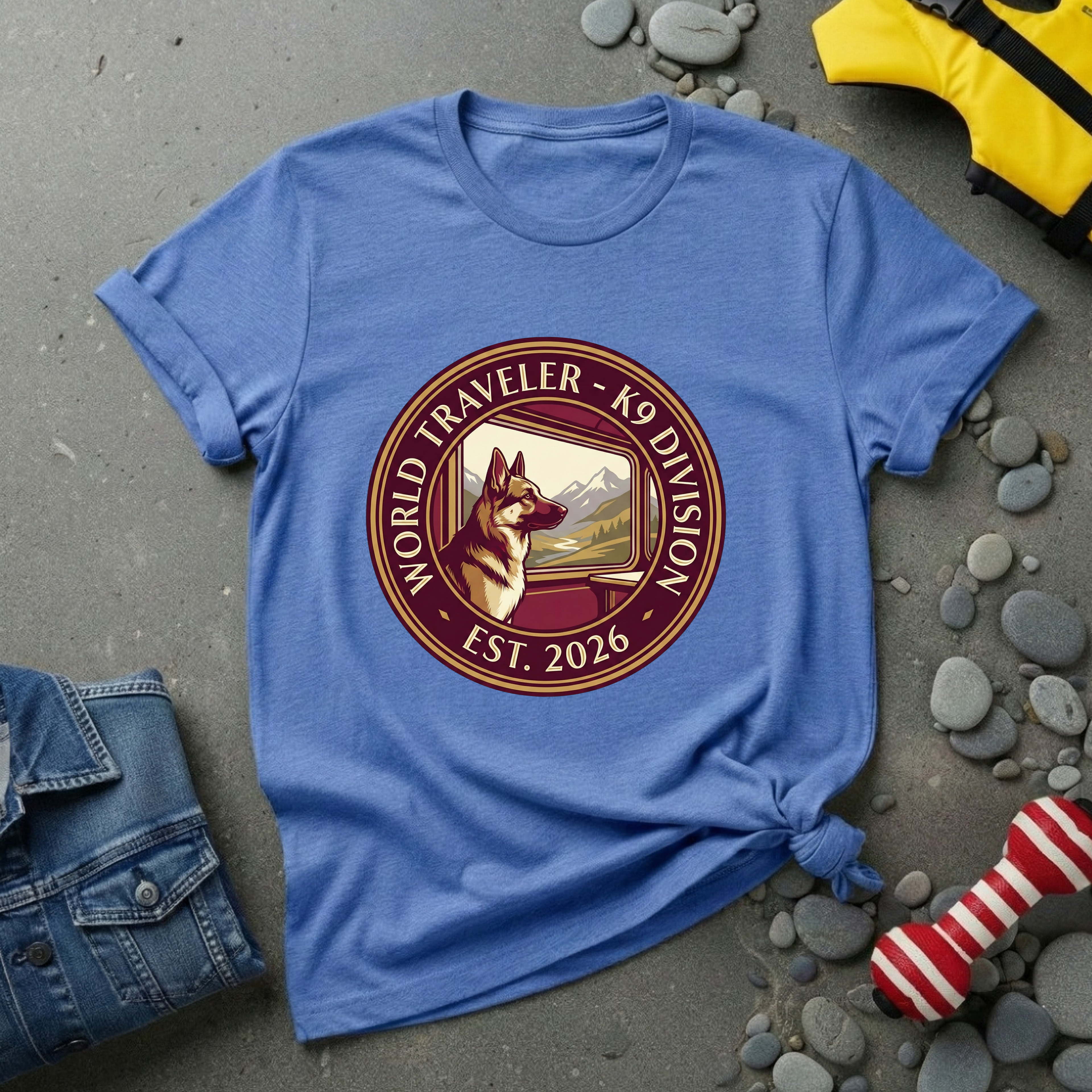 World Traveler - K9 Division T-Shirt