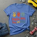 Peace Love & Dogs T-Shirt