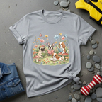 Dog with Books T-Shirt