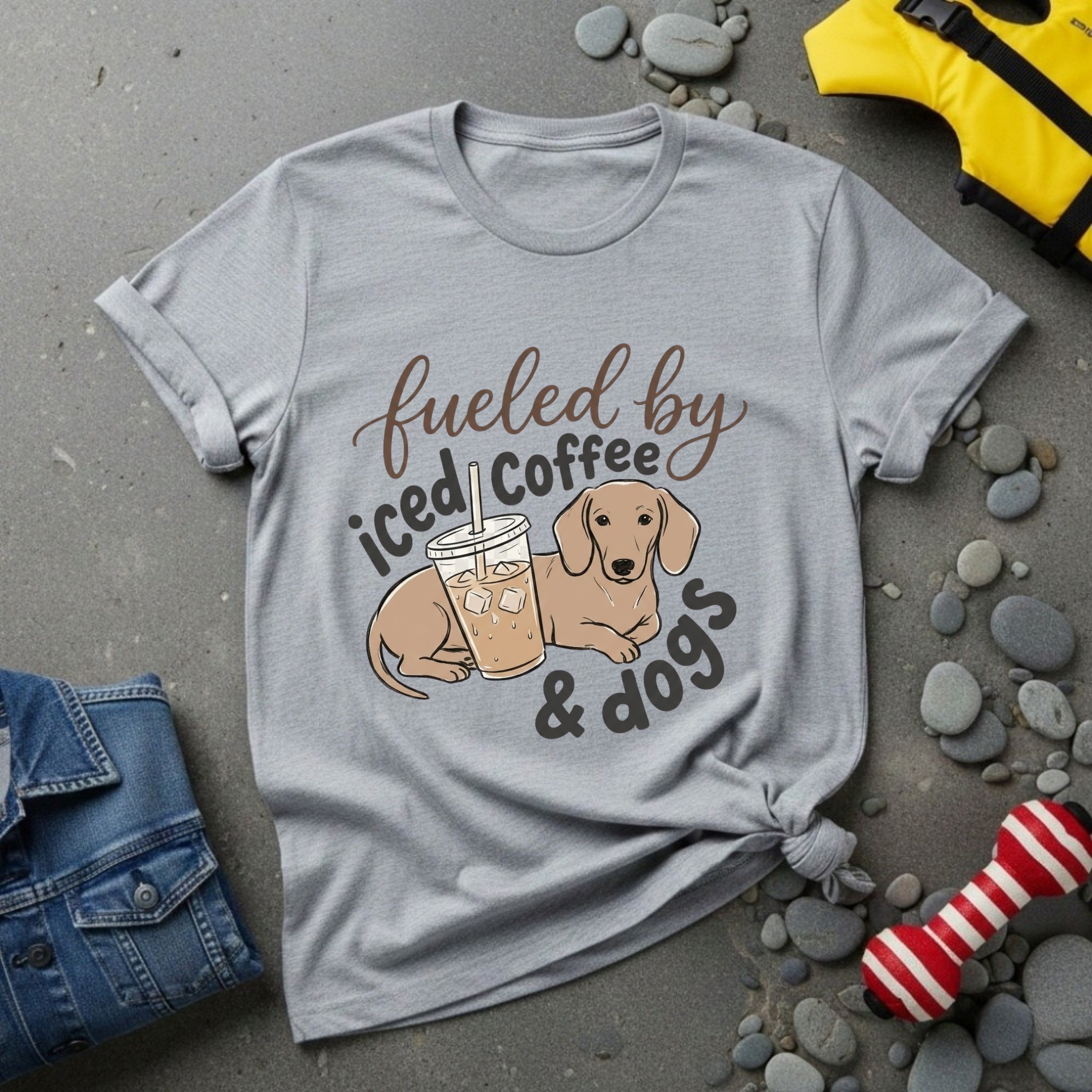 Ice Coffee & Dogs T-Shirt