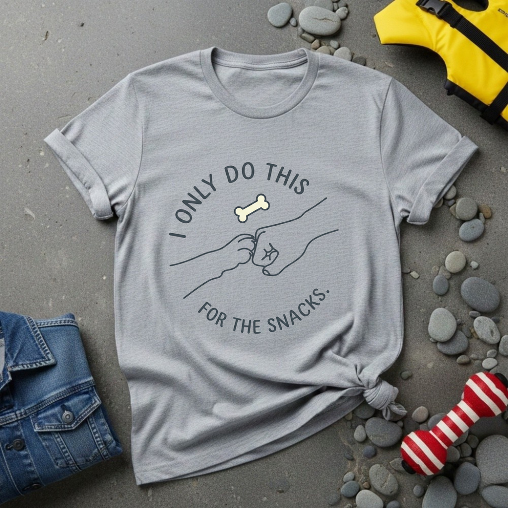 I Only Do This For The Snacks T-Shirt
