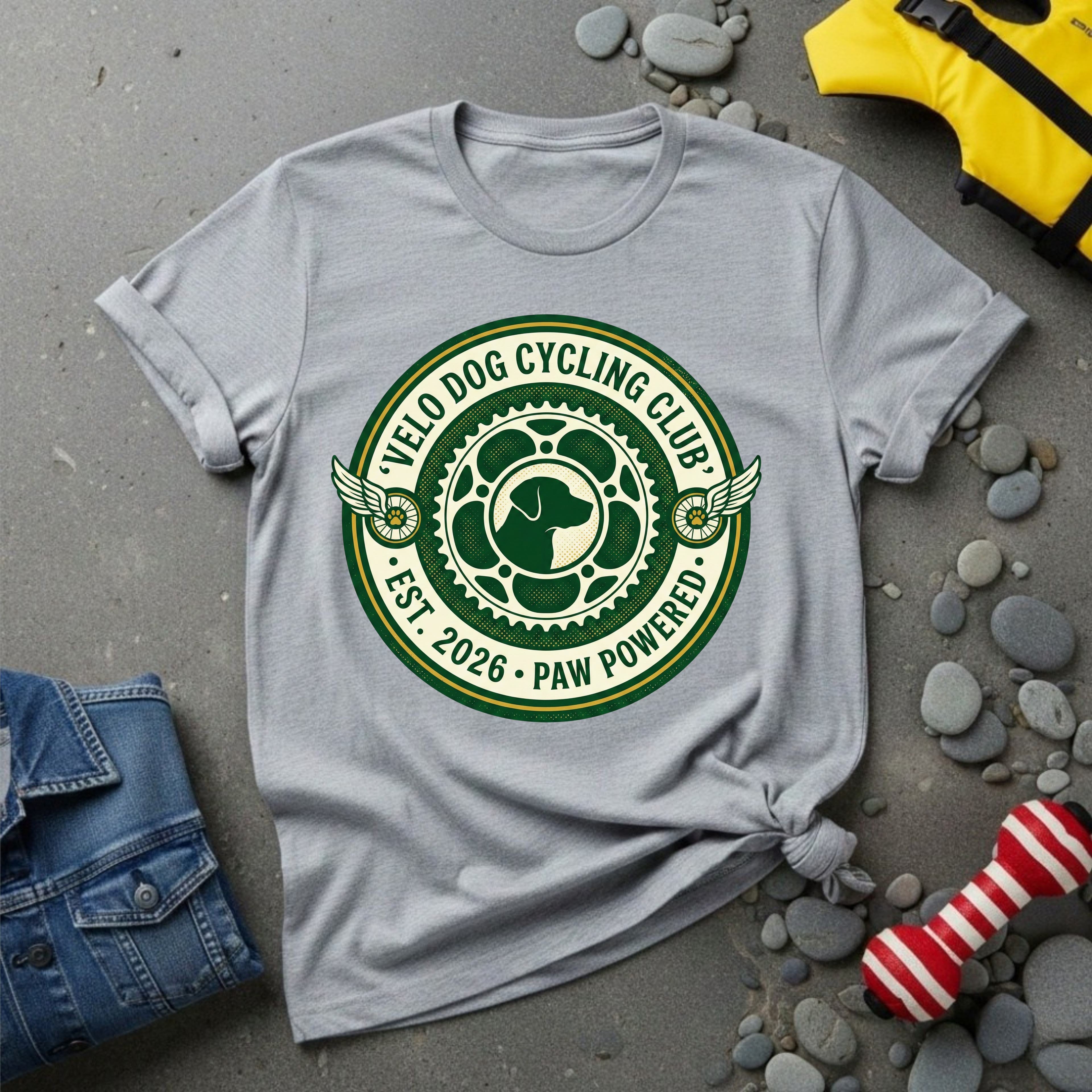 Dog Cycling Club T-Shirt