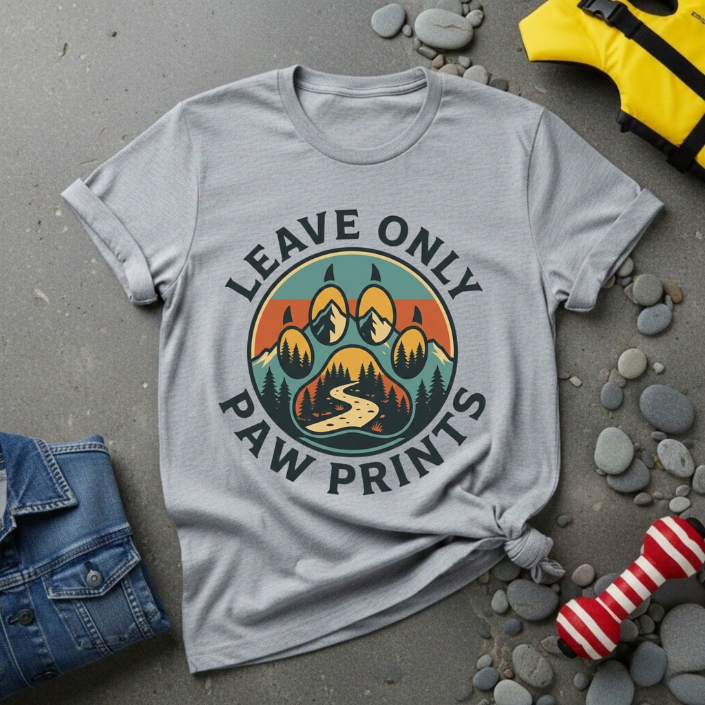 Leave Only Paw Prints T-Shirt