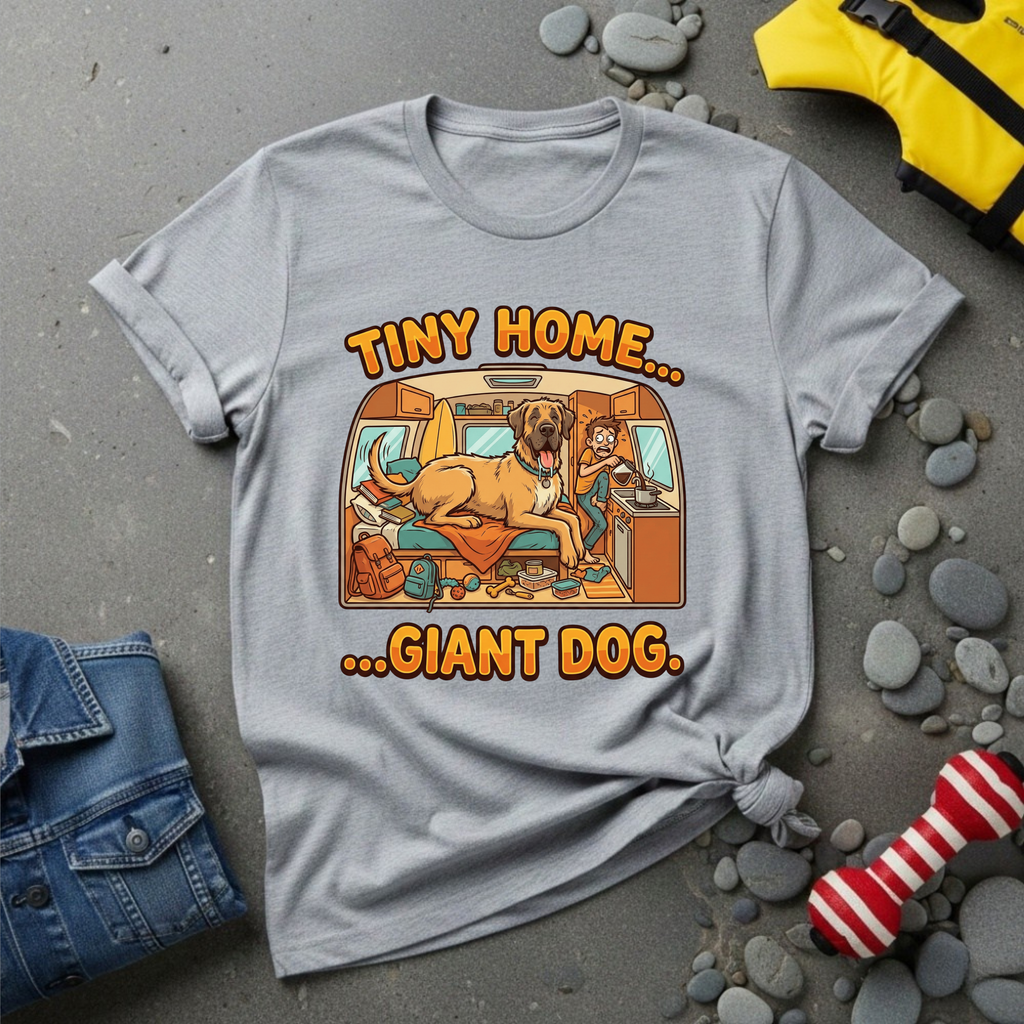 Tiny Home.. Giant Dog. T-Shirt